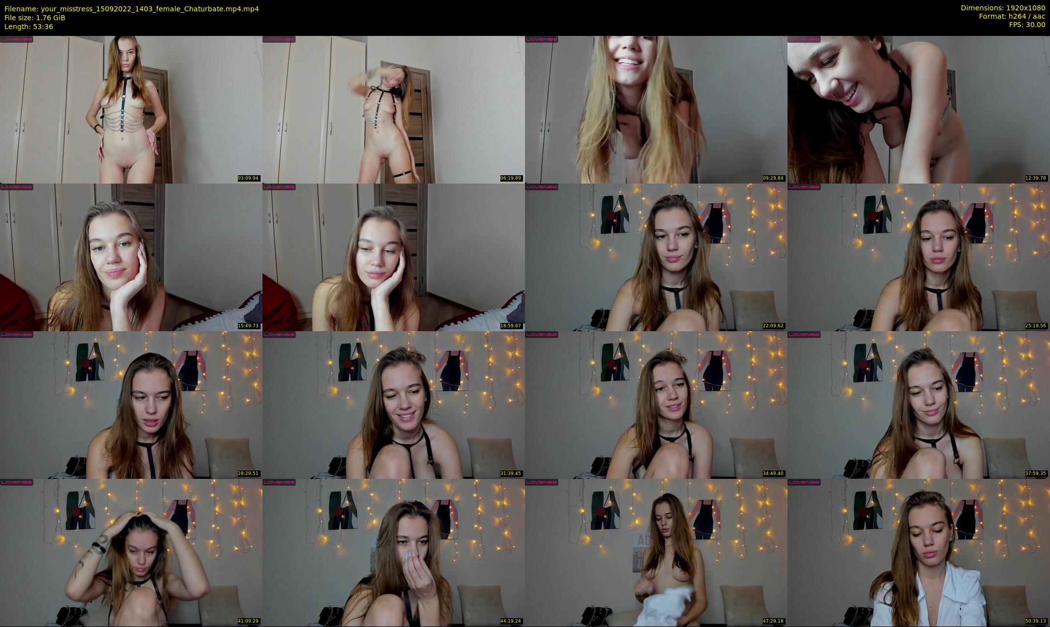 your_misstress — 54 minute Chaturbate female cam show recording, 1080p, Sep 15, 2022