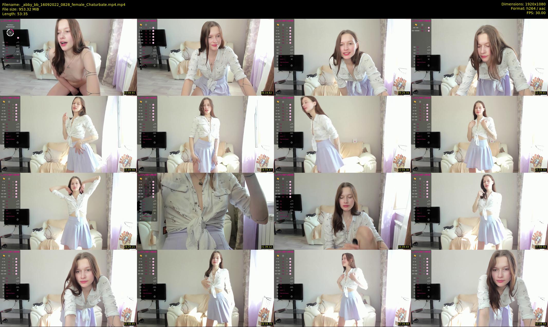 _abby_bb — 54 minute Chaturbate female cam show recording, 1080p, Sep 16, 2022