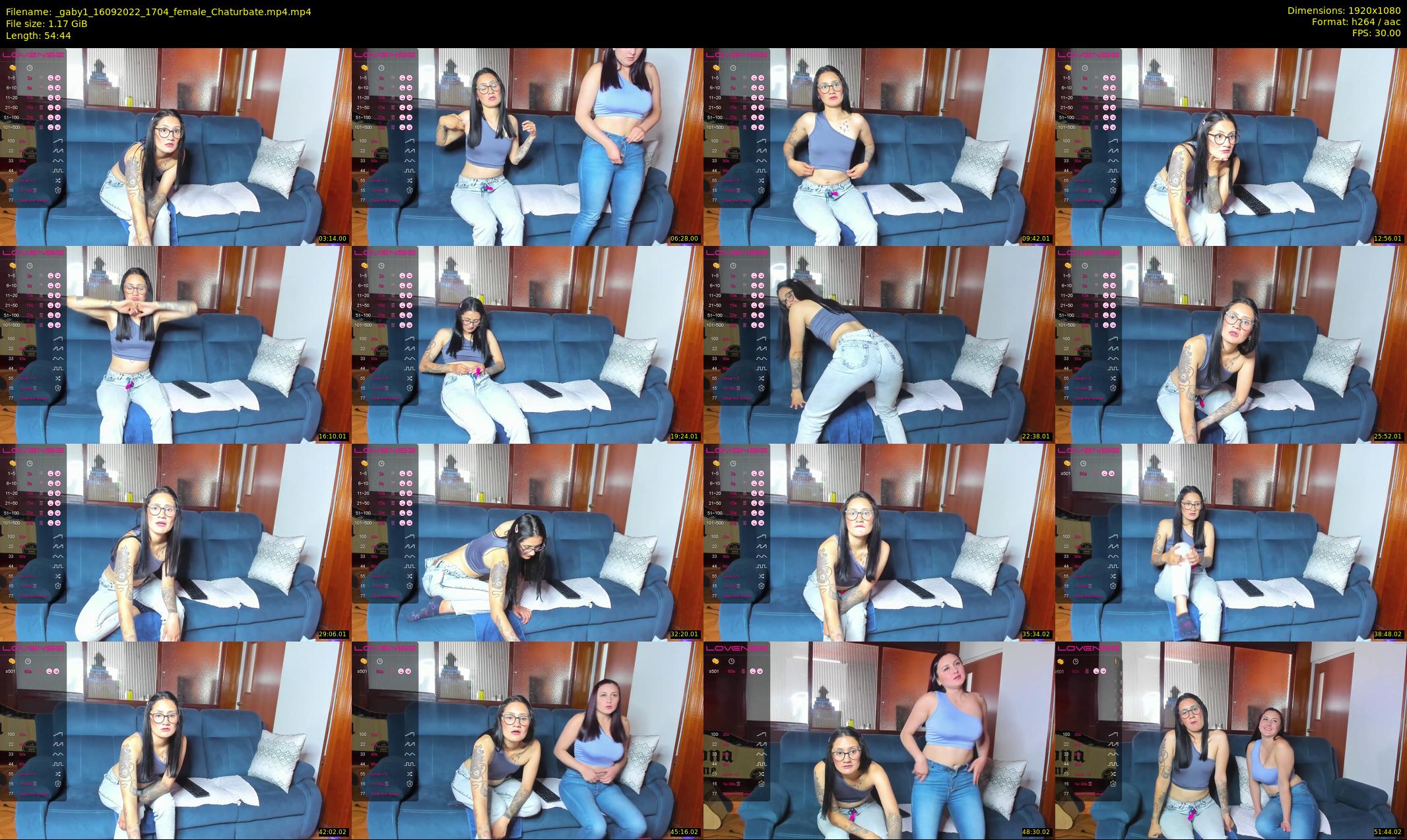 _gaby1 — 55 minute Chaturbate female cam show recording, 1080p, Sep 16, 2022