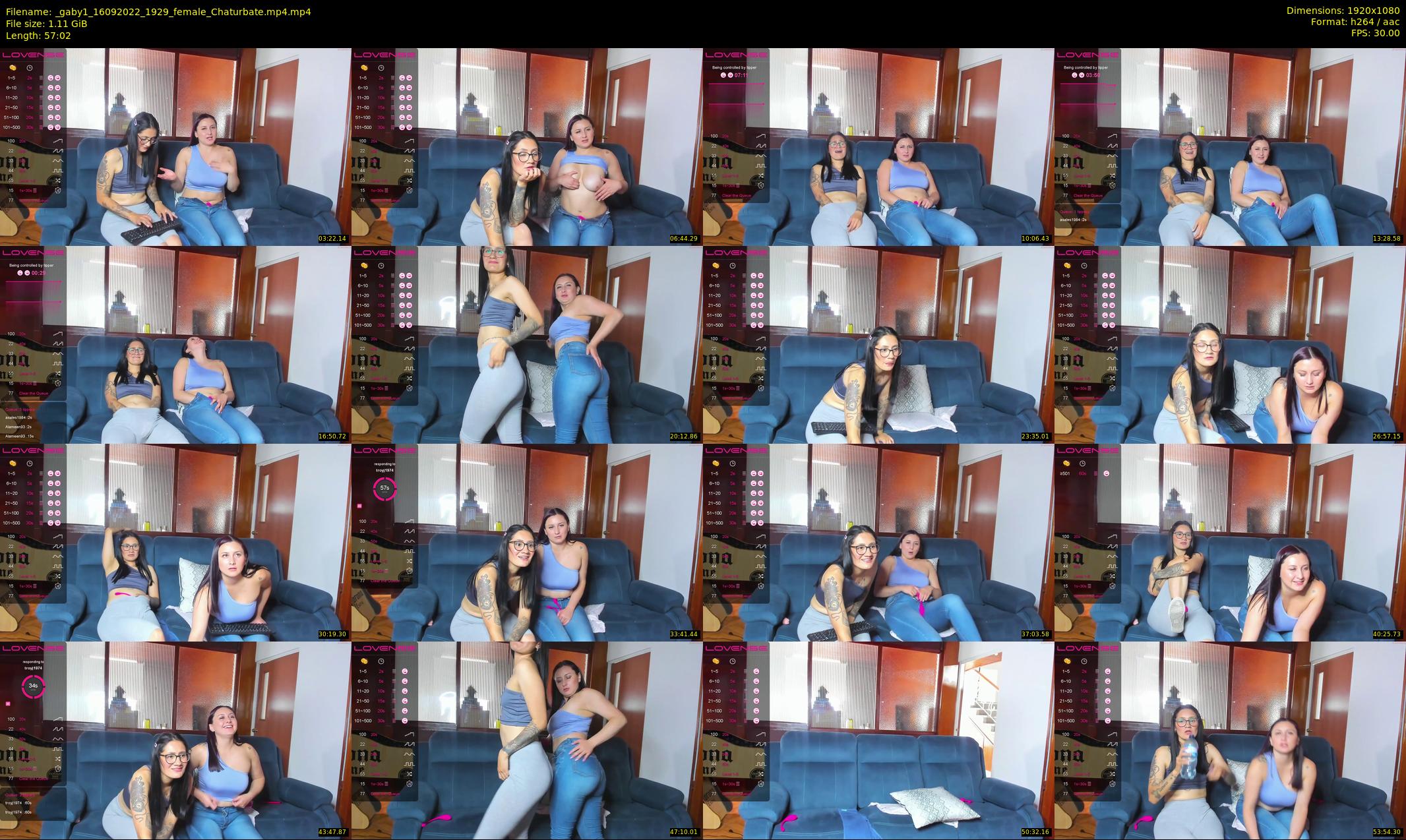 _gaby1 — 58 minute Chaturbate female cam show recording, 1080p, Sep 16, 2022