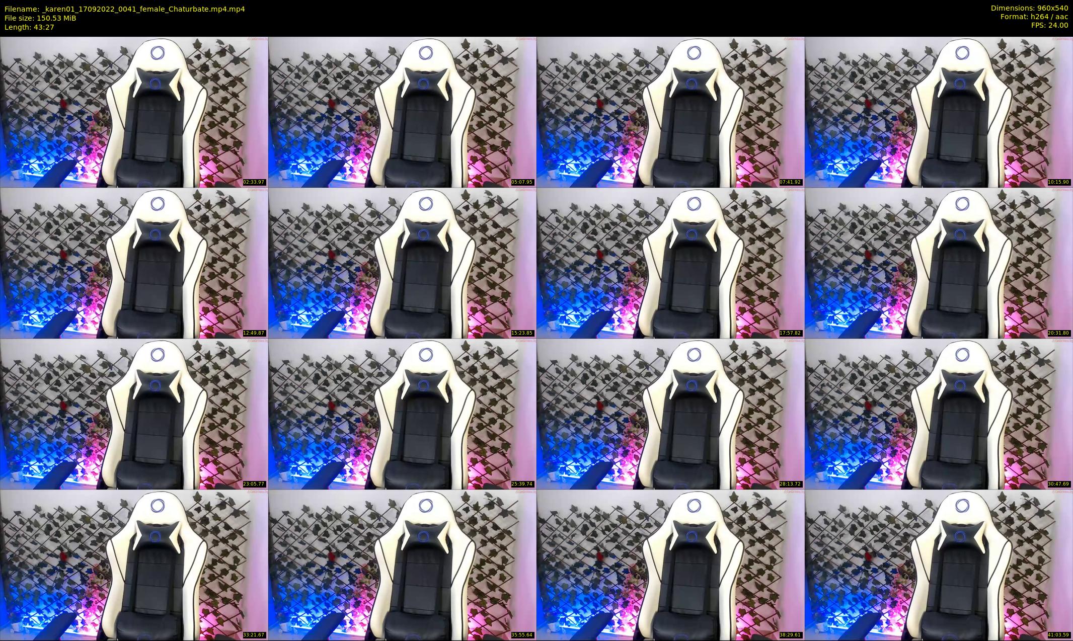 _karen01 — 44 minute Chaturbate female cam show recording, 480p, Sep 17, 2022