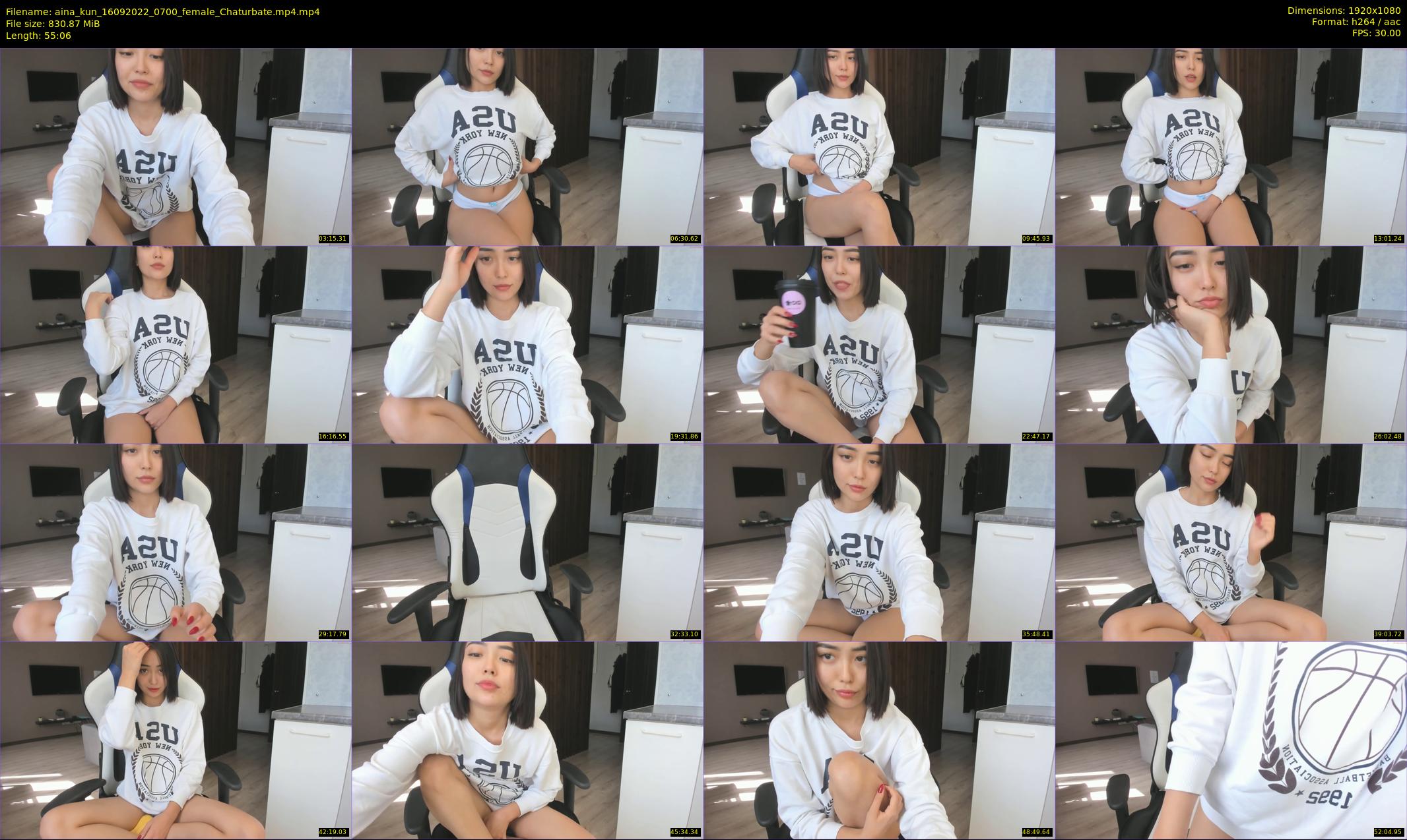 aina_kun — 56 minute Chaturbate female cam show recording, 1080p, Sep 16, 2022