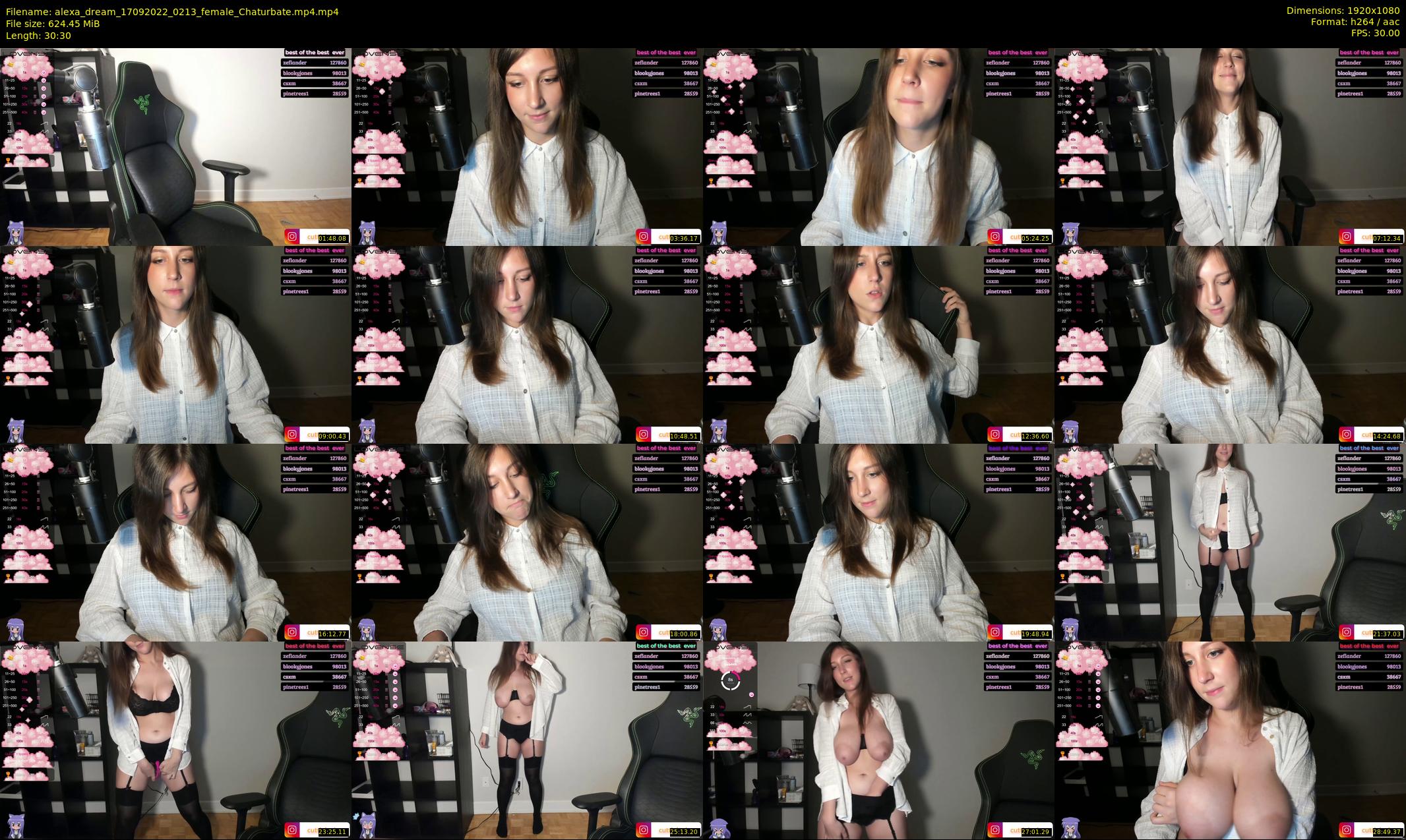 alexa_dream — 31 minute Chaturbate female cam show recording, 1080p, Sep 17, 2022
