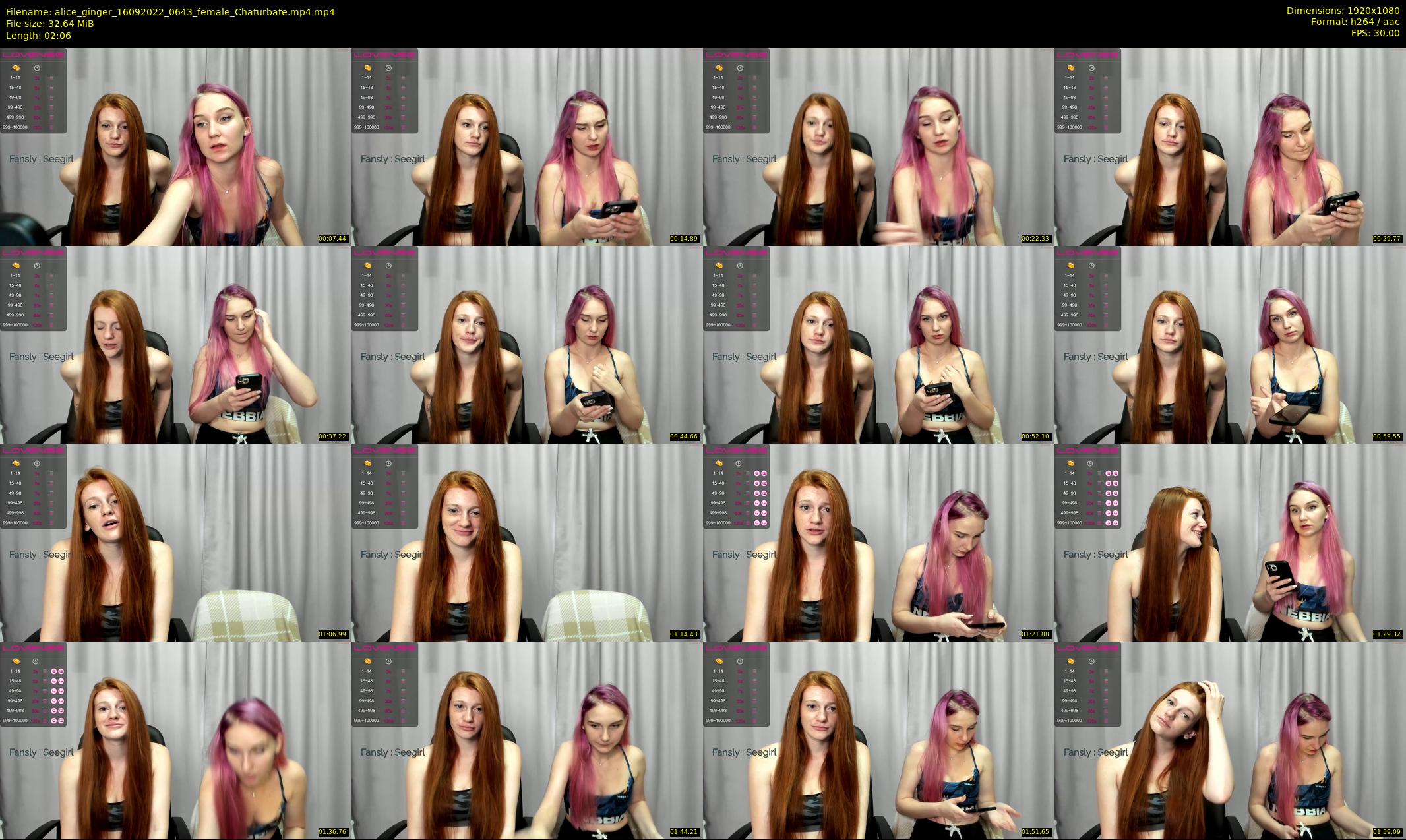 alice_ginger — 3 minute Chaturbate female cam show recording, 1080p, Sep 16, 2022