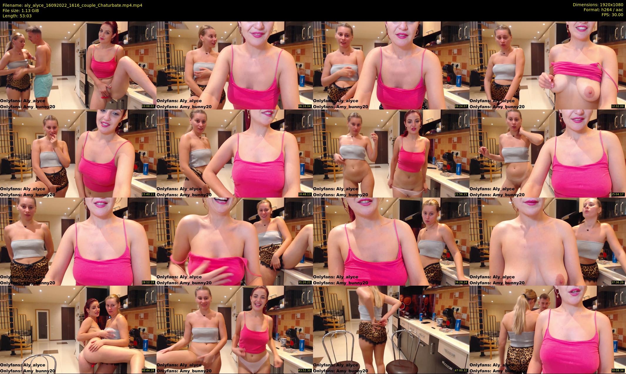 aly_alyce — 54 minute Chaturbate female cam show recording, 1080p, Sep 16, 2022