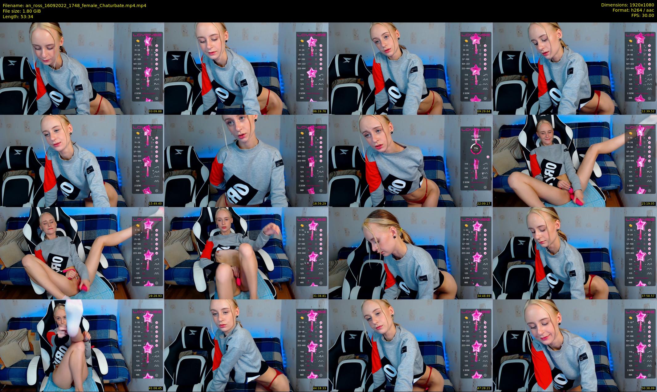an_ross — 54 minute Chaturbate female cam show recording, 1080p, Sep 16, 2022