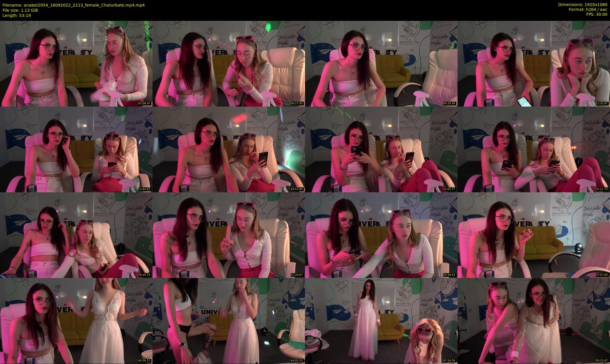 anabel2054 — 54 minute Chaturbate female cam show recording, 1080p, Sep 16, 2022