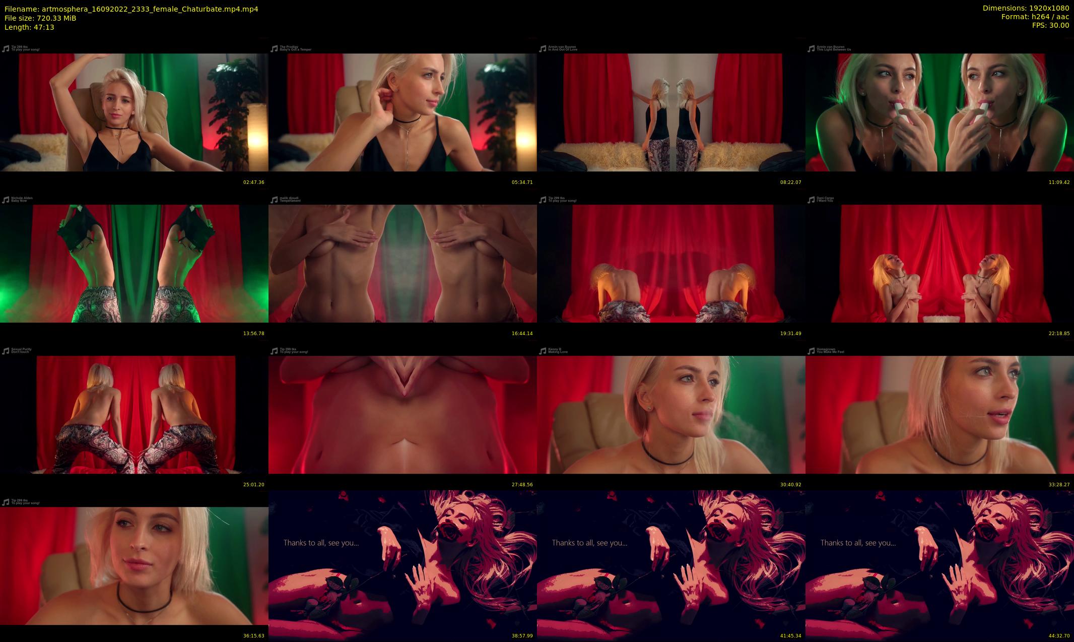 artmosphera — 48 minute Chaturbate female cam show recording, 1080p, Sep 16, 2022