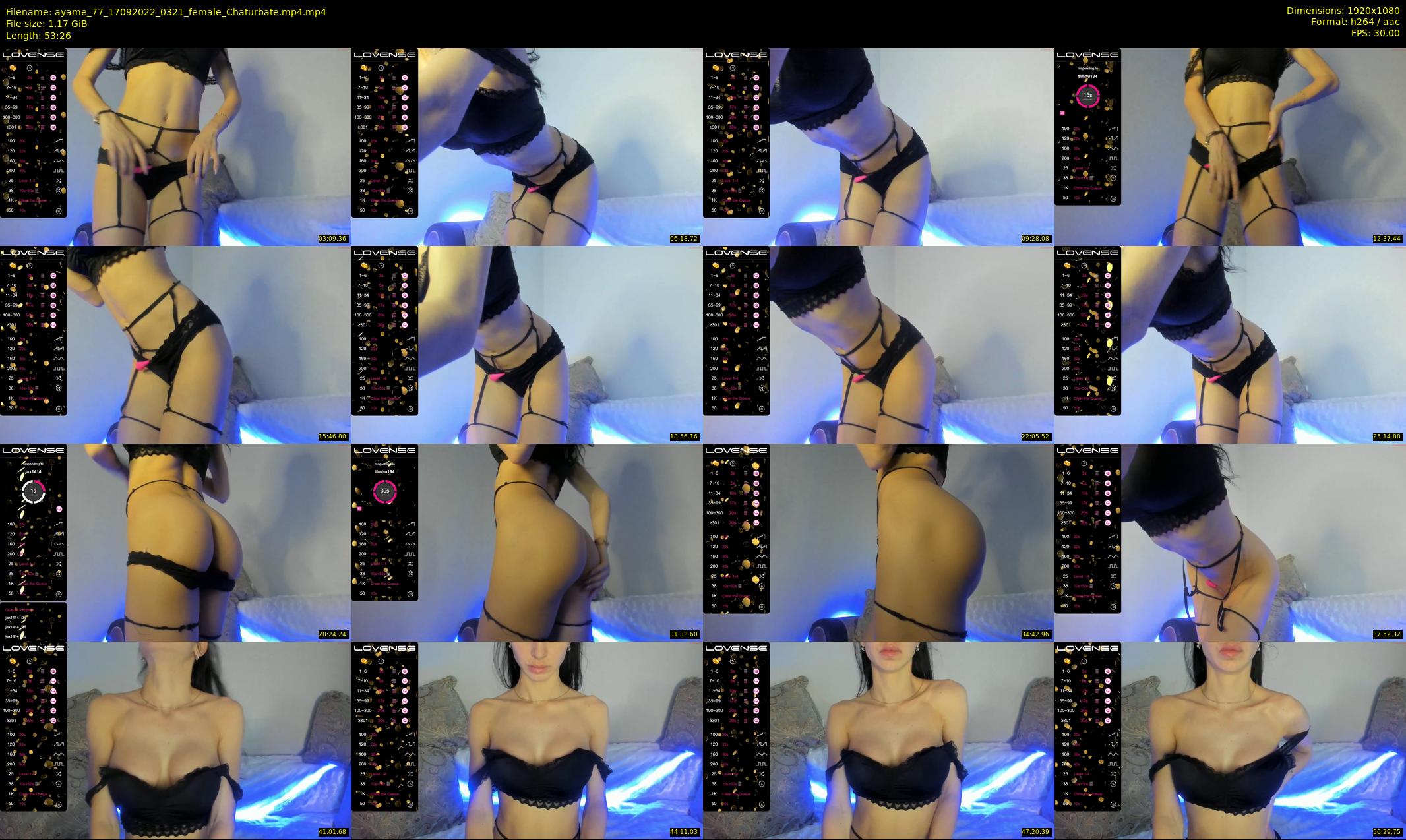 ayame_77 — 54 minute Chaturbate female cam show recording, 1080p, Sep 17, 2022