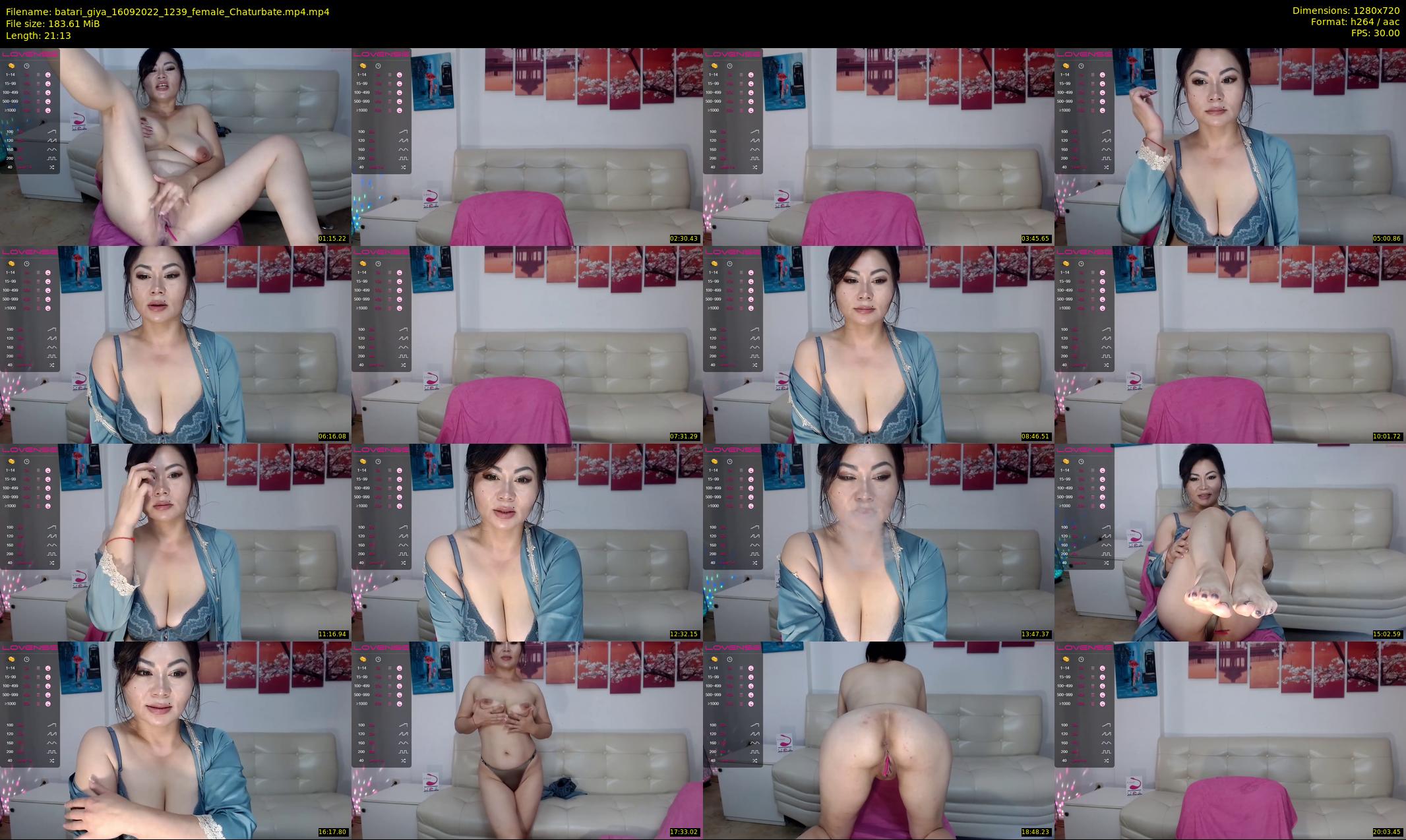 batari_giya — 22 minute Chaturbate female cam show recording, 720p, Sep 16, 2022