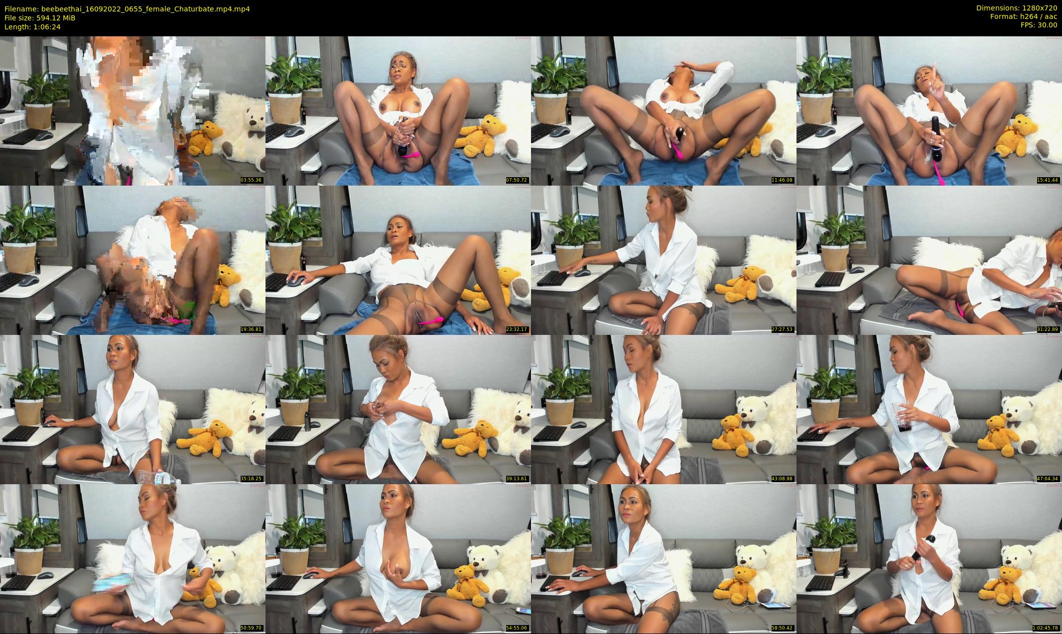 beebeethai — 67 minute Chaturbate female cam show recording, 720p, Sep 16, 2022