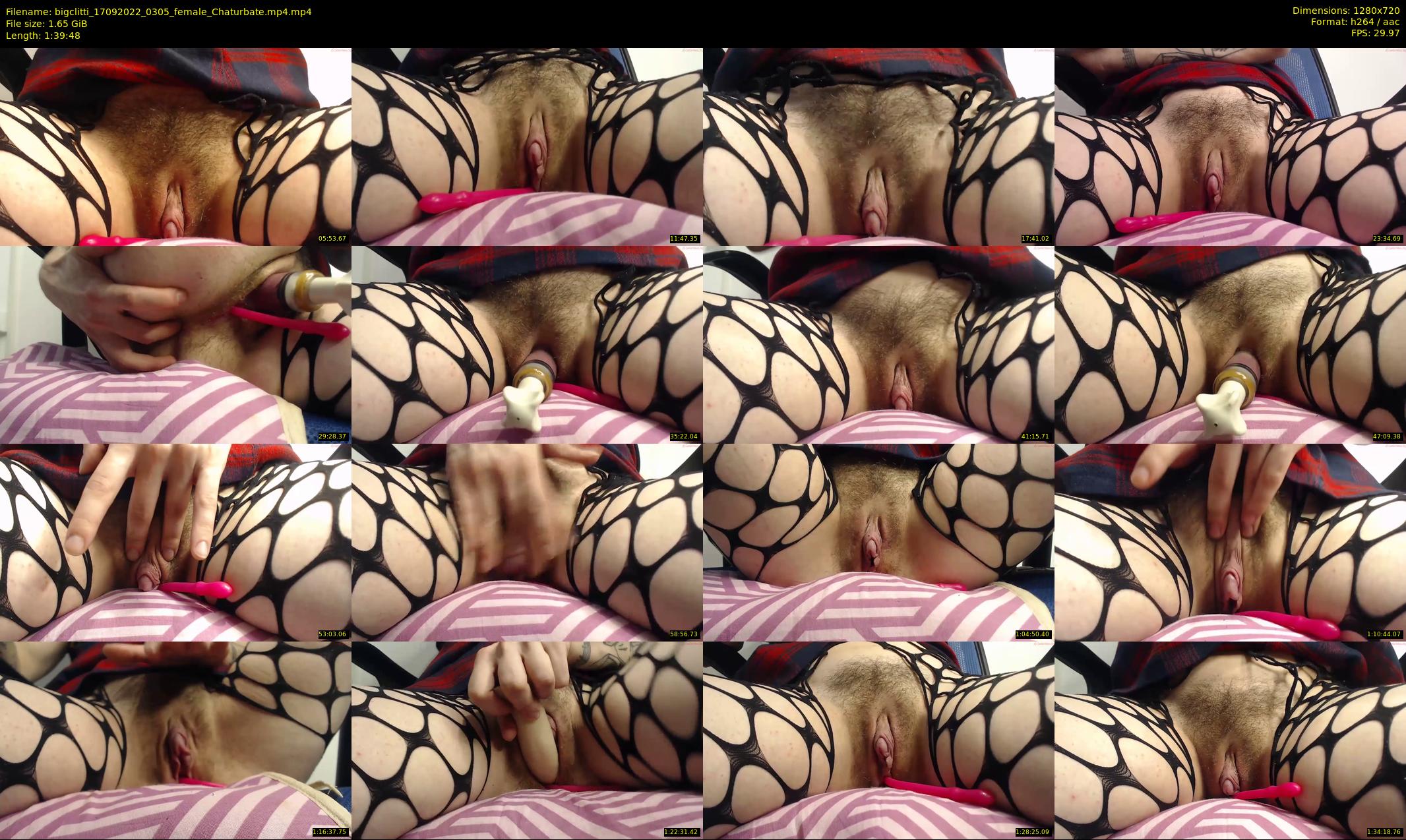 bigclitti — 100 minute Chaturbate female cam show recording, 720p, Sep 17, 2022