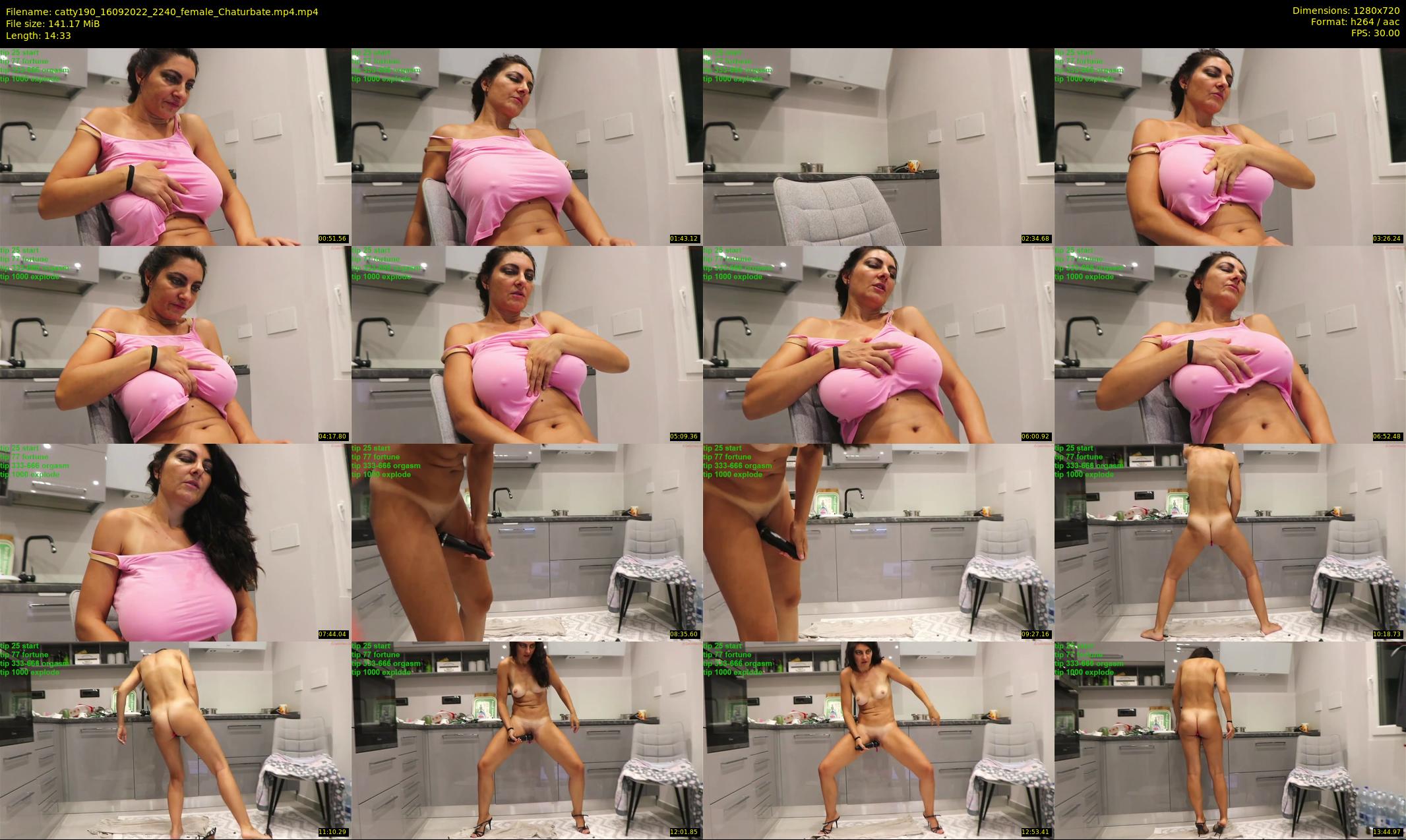catty190 — 15 minute Chaturbate female cam show recording, 720p, Sep 16, 2022