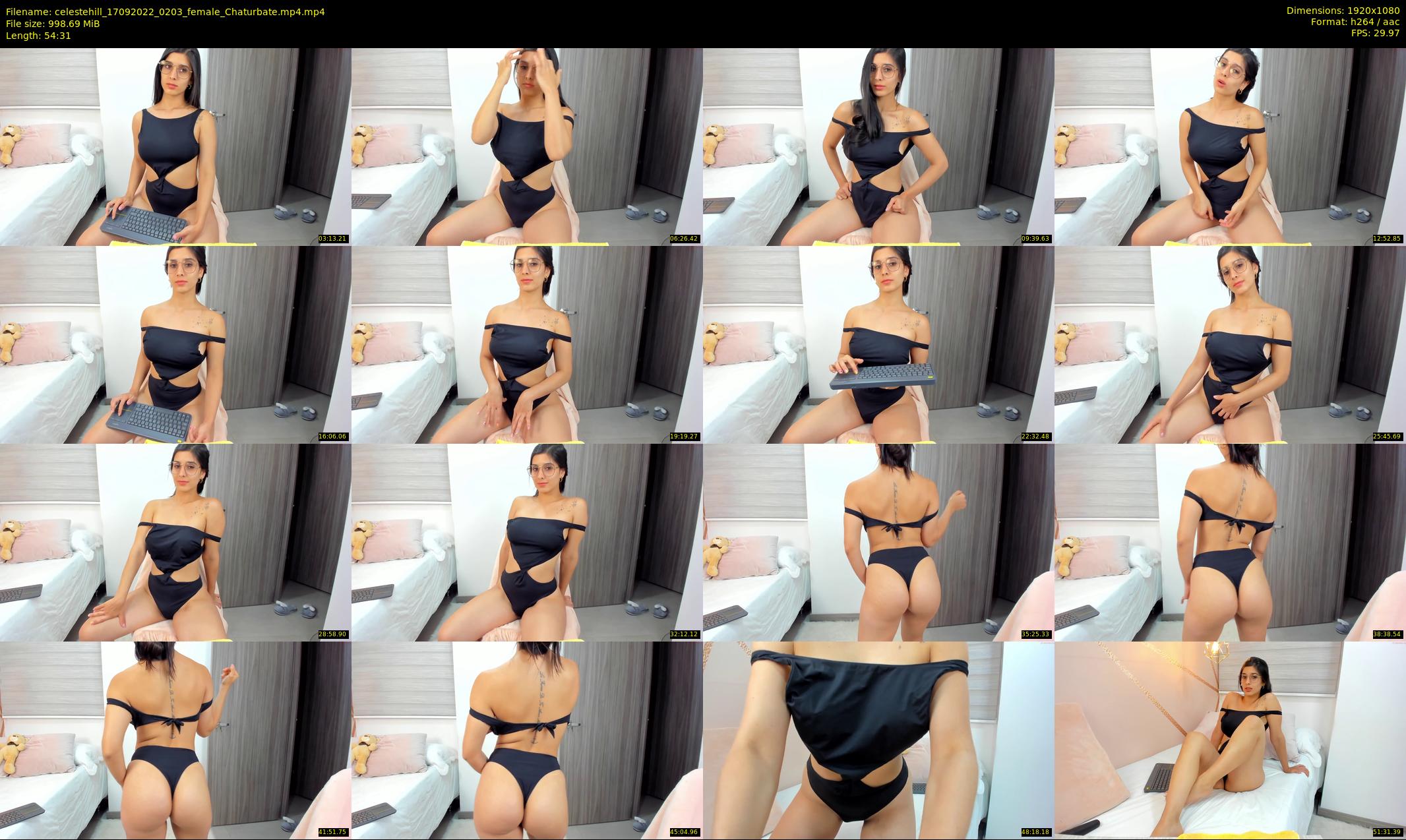 celestehill — 55 minute Chaturbate female cam show recording, 1080p, Sep 17, 2022