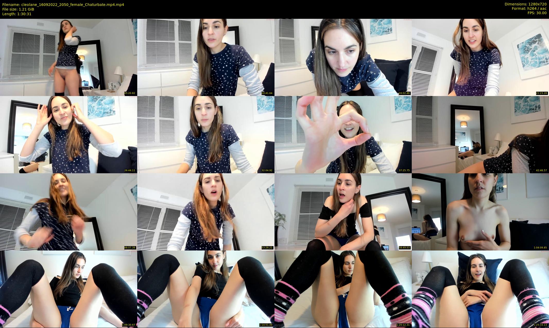 cleolane — 91 minute Chaturbate female cam show recording, 720p, Sep 16, 2022