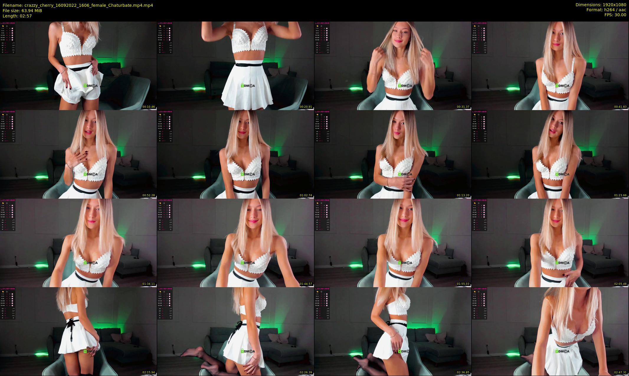 crazzy_cherry — 3 minute Chaturbate female cam show recording, 1080p, Sep 16, 2022