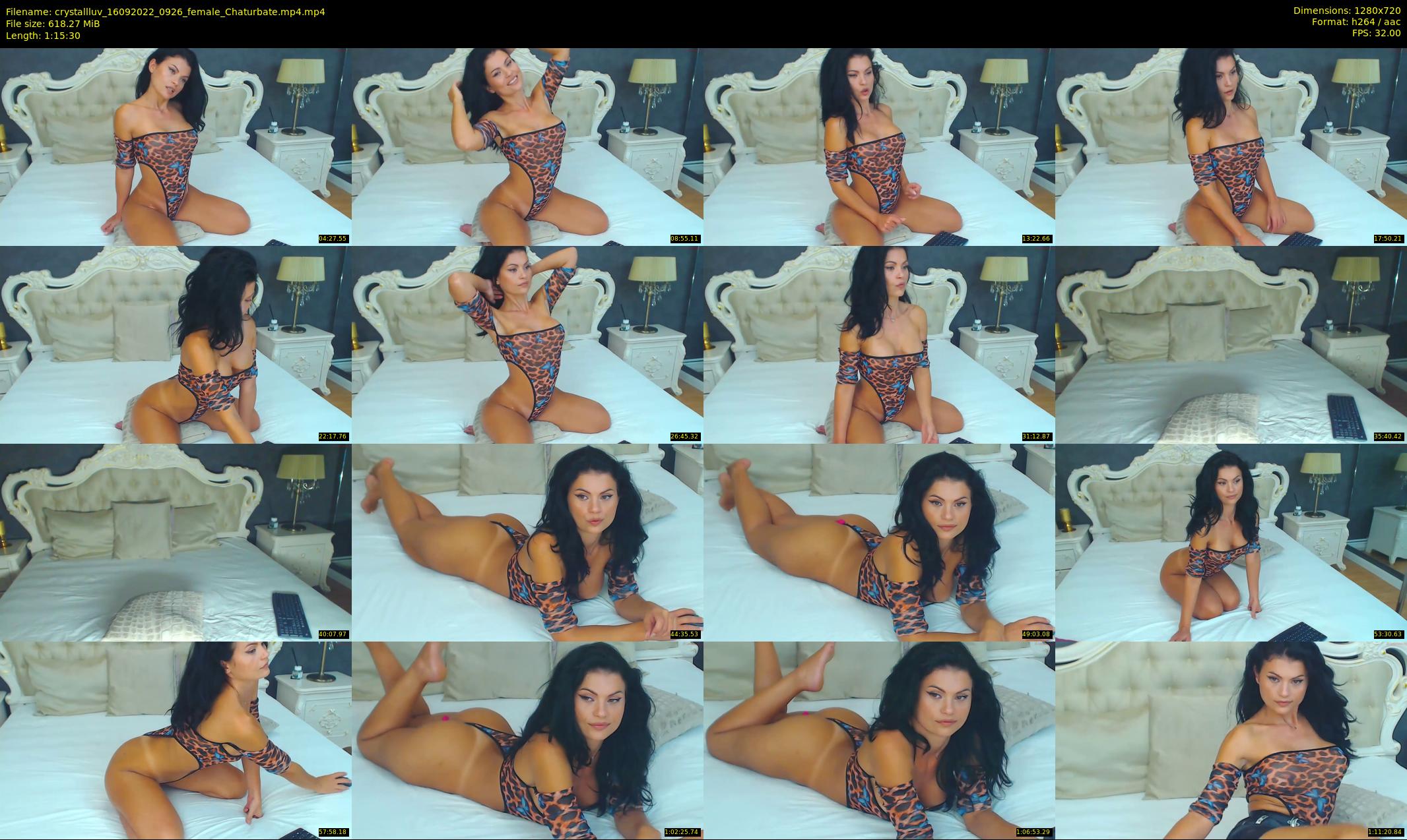 crystallluv — 76 minute Chaturbate female cam show recording, 720p, Sep 16, 2022