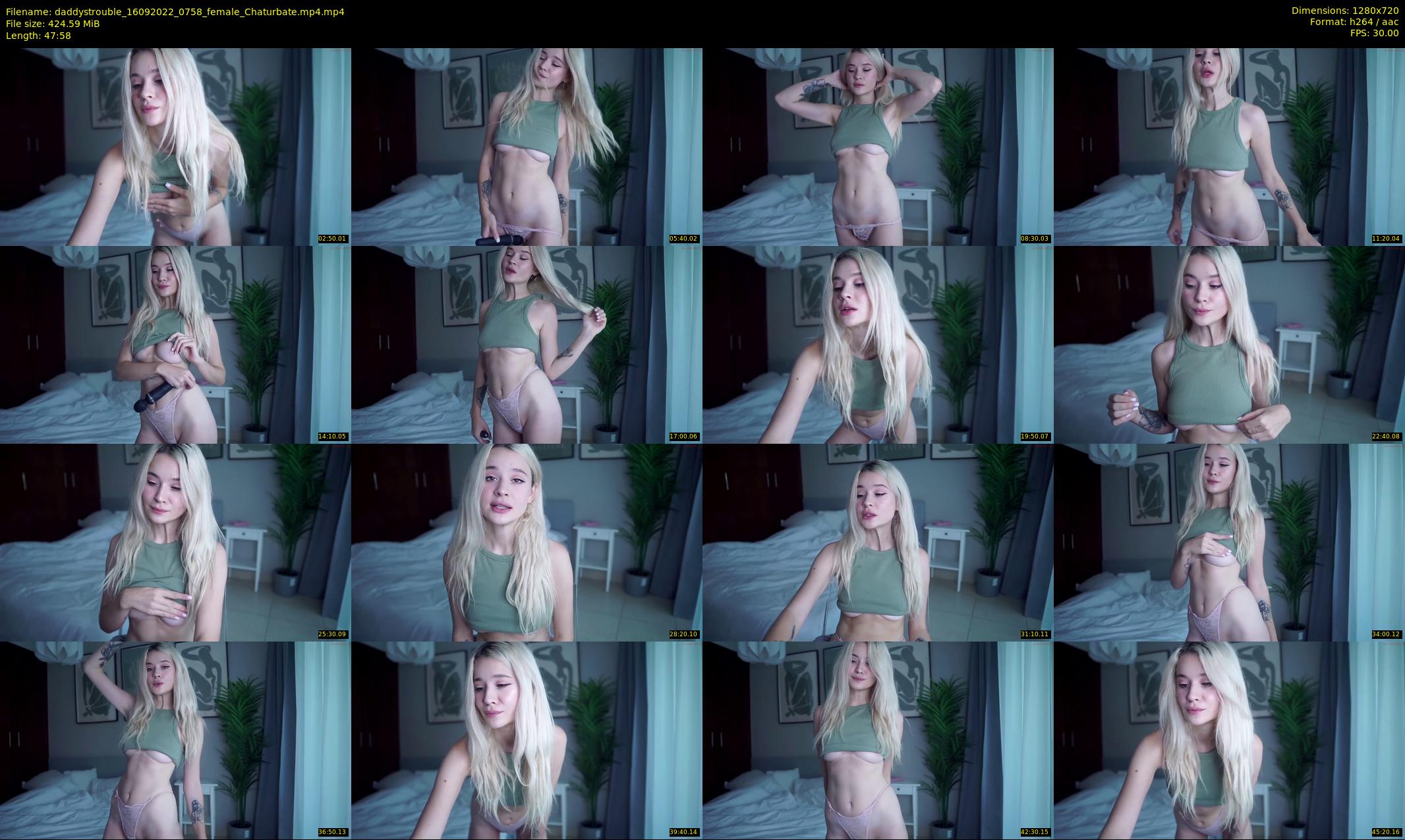 daddystrouble — 48 minute Chaturbate female cam show recording, 720p, Sep 16, 2022