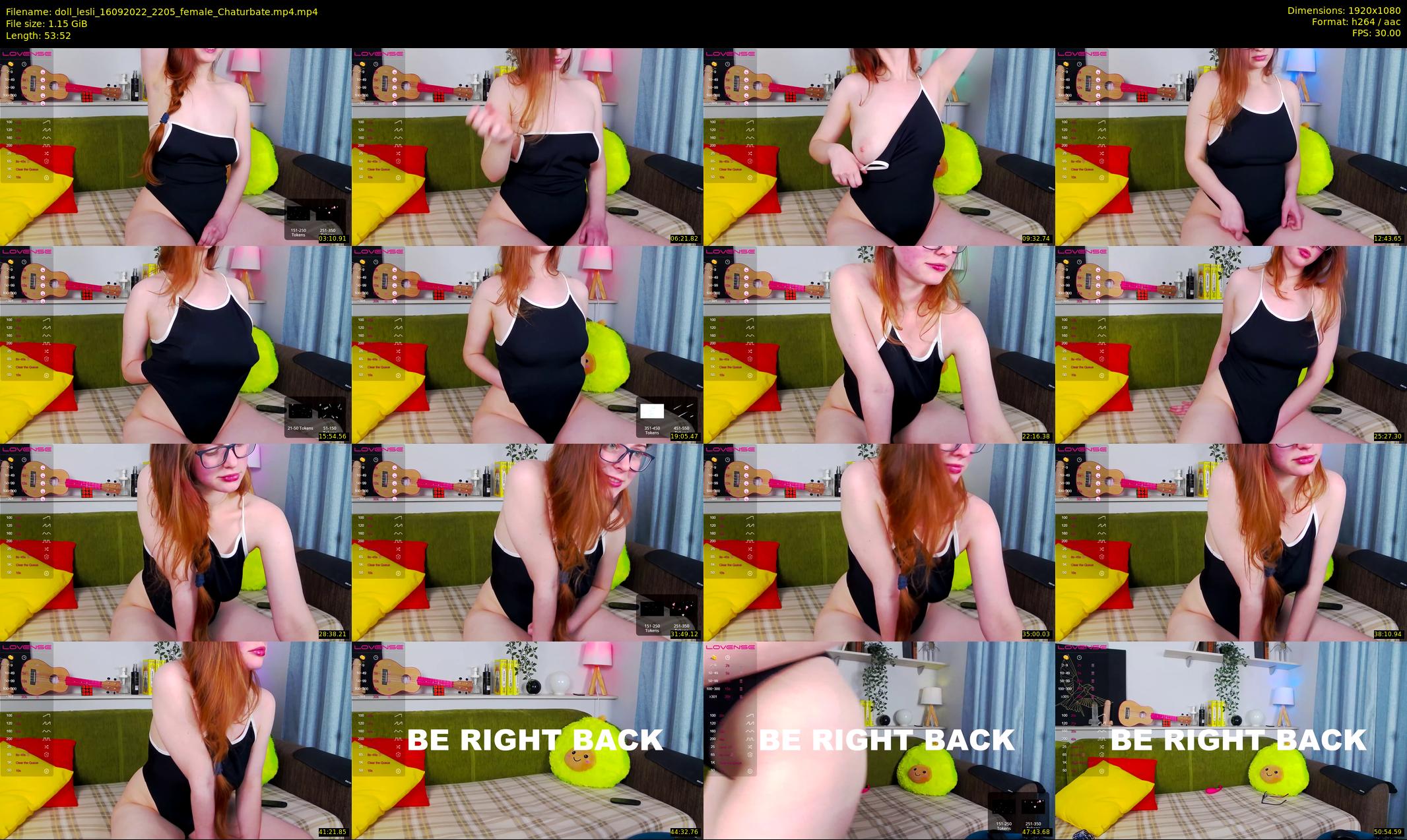 doll_lesli — 54 minute Chaturbate female cam show recording, 1080p, Sep 16, 2022