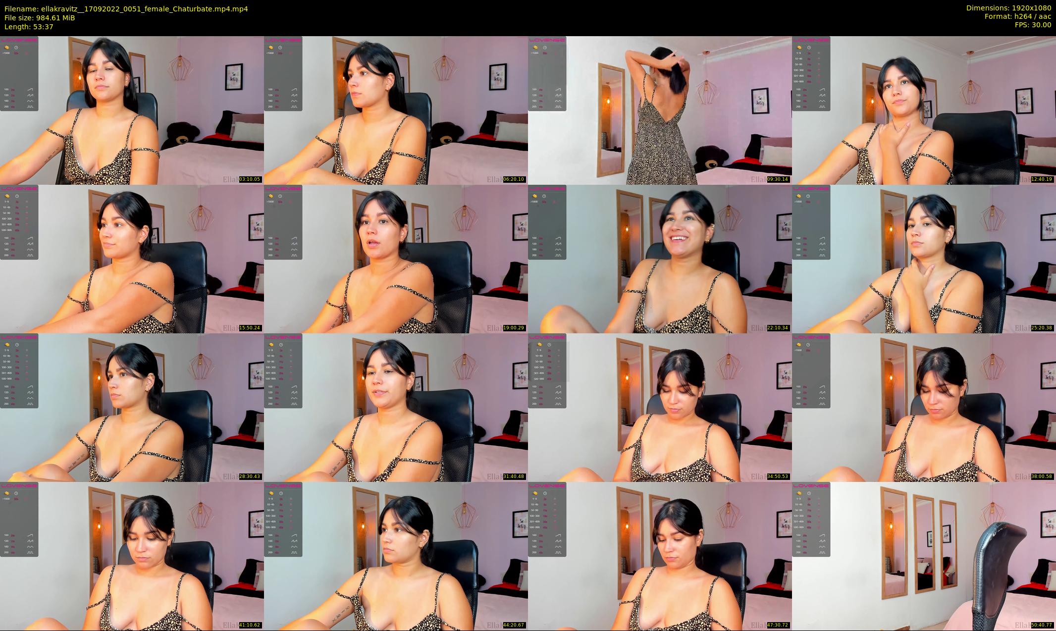 ellakravitz_ — 54 minute Chaturbate female cam show recording, 1080p, Sep 17, 2022
