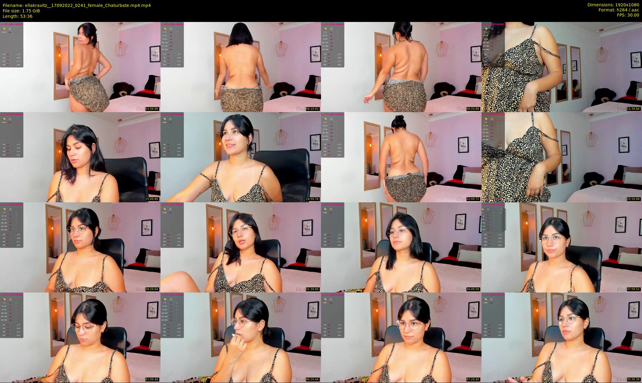 ellakravitz_ — 54 minute Chaturbate female cam show recording, 1080p, Sep 17, 2022