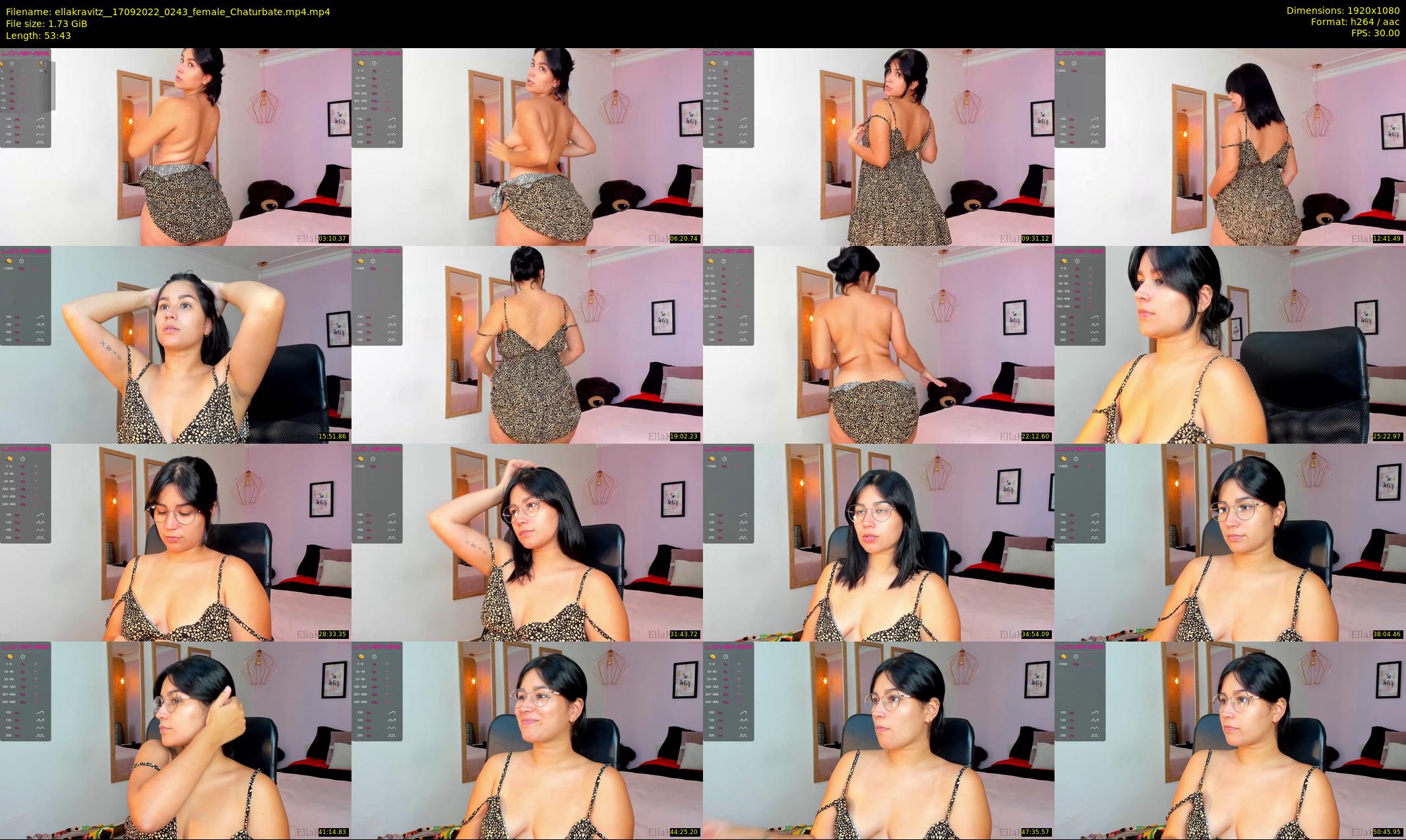 ellakravitz_ — 54 minute Chaturbate female cam show recording, 1080p, Sep 17, 2022