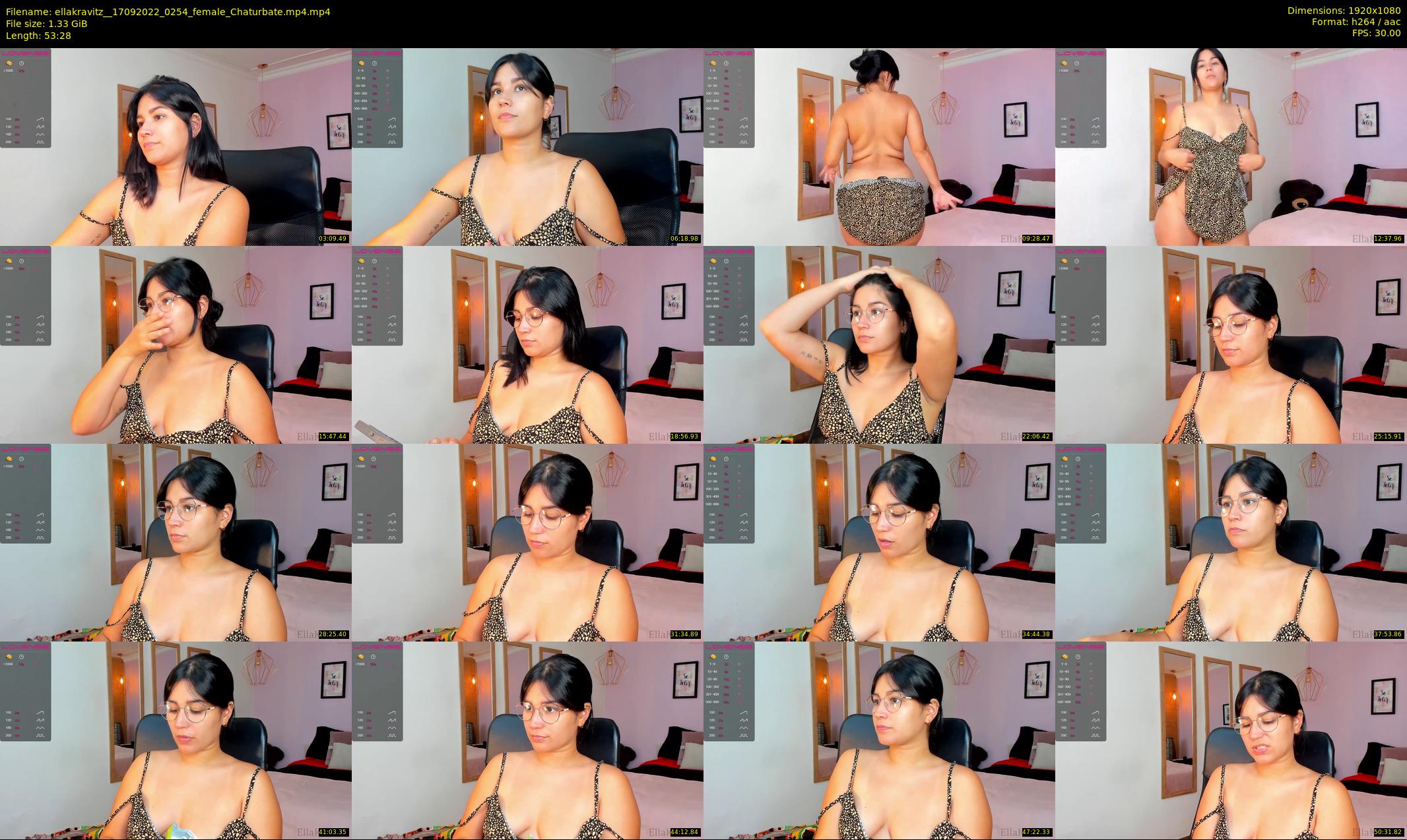ellakravitz_ — 54 minute Chaturbate female cam show recording, 1080p, Sep 17, 2022
