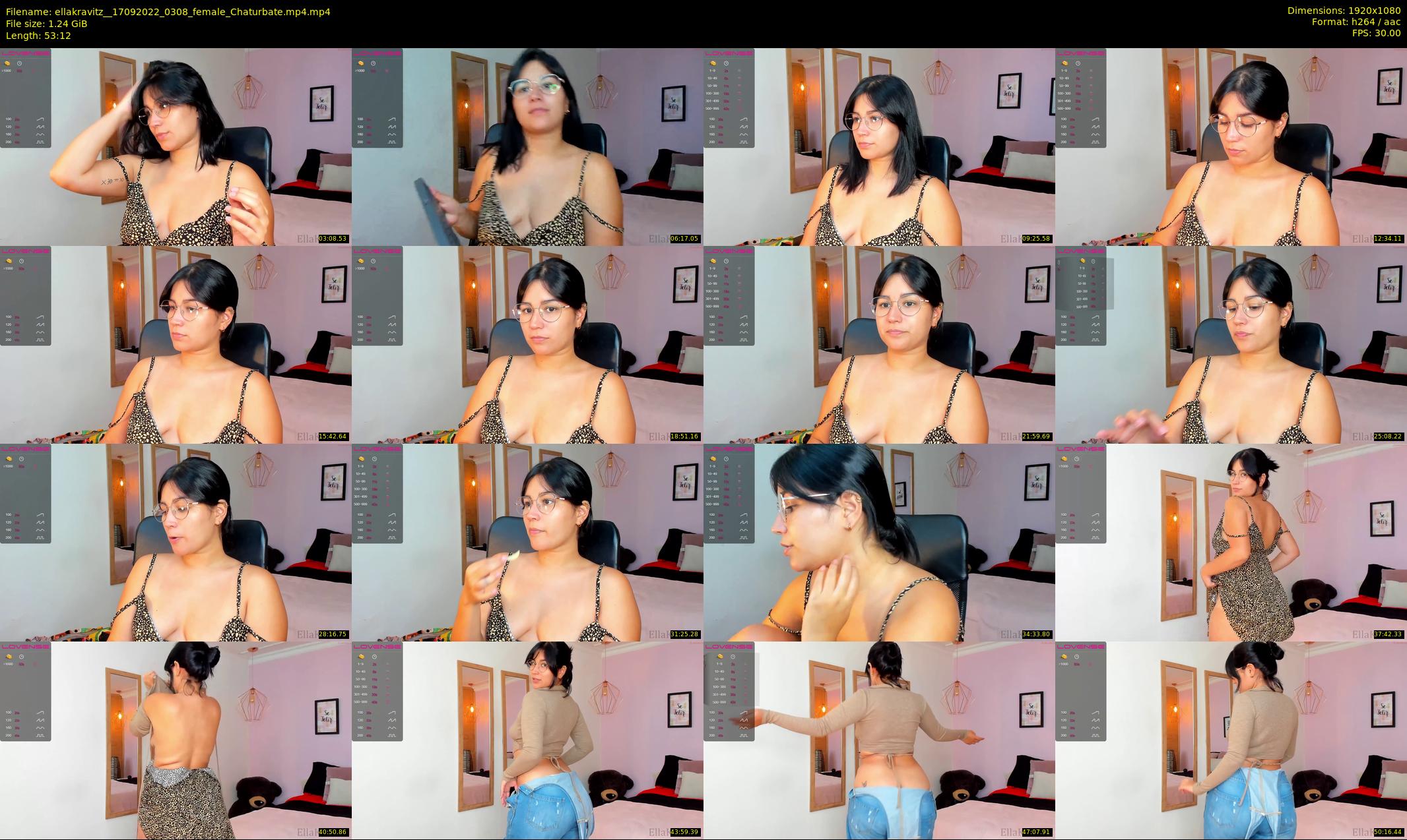 ellakravitz_ — 54 minute Chaturbate female cam show recording, 1080p, Sep 17, 2022