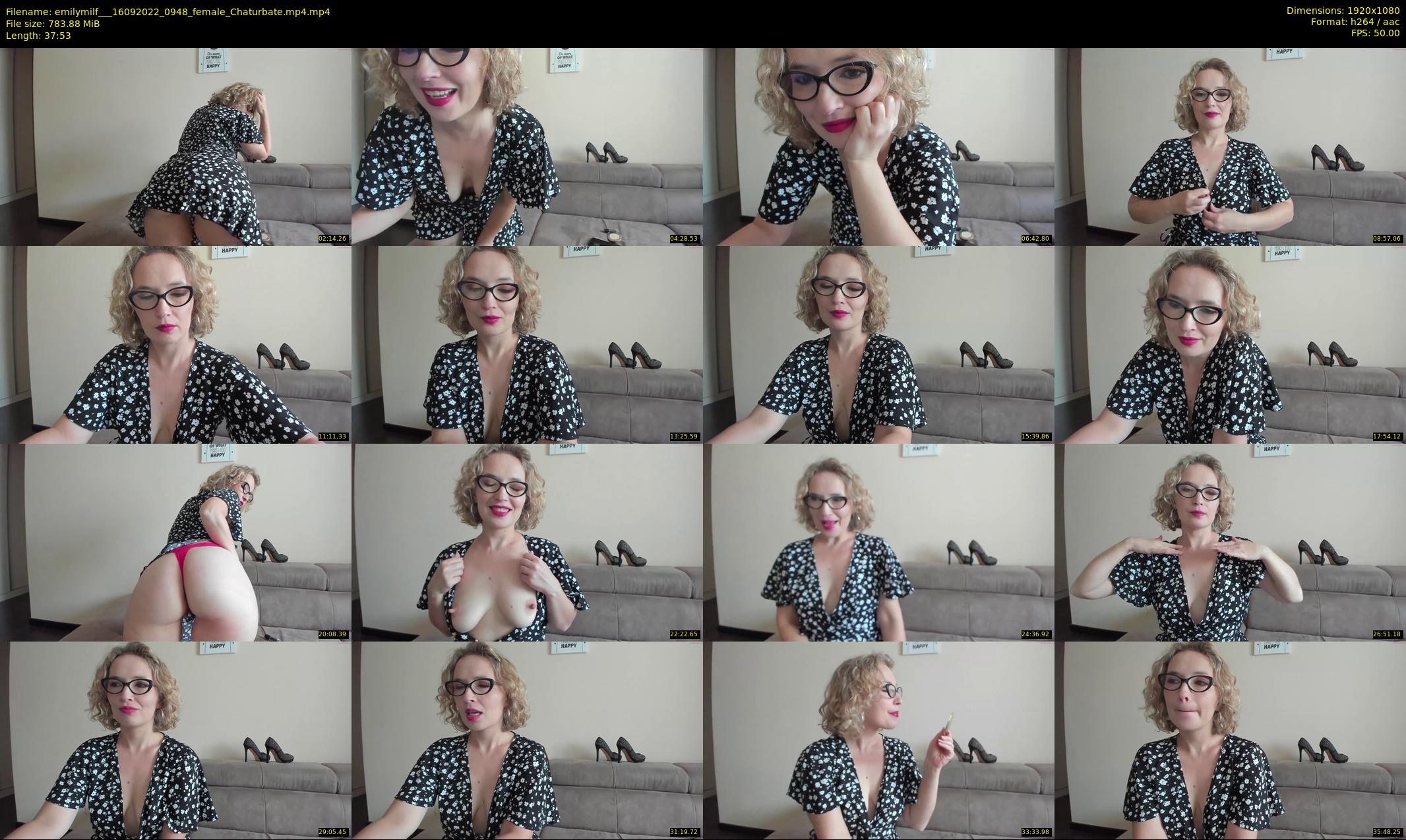 emilymilf__ — 38 minute Chaturbate female cam show recording, 1080p, Sep 16, 2022