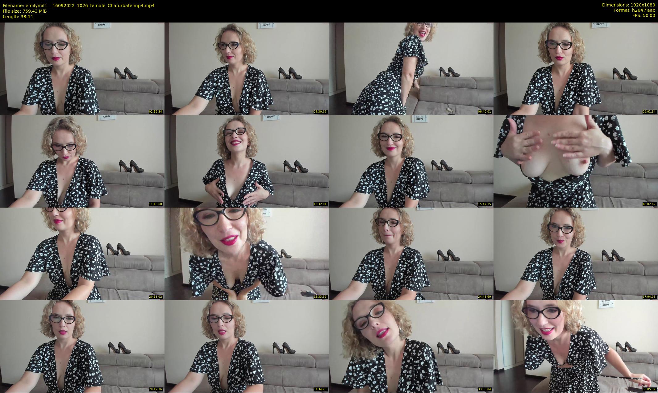 emilymilf__ — 39 minute Chaturbate female cam show recording, 1080p, Sep 16, 2022