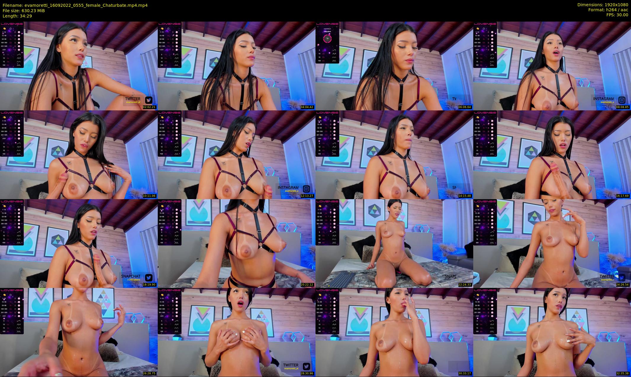 evamoretti — 35 minute Chaturbate female cam show recording, 1080p, Sep 16, 2022