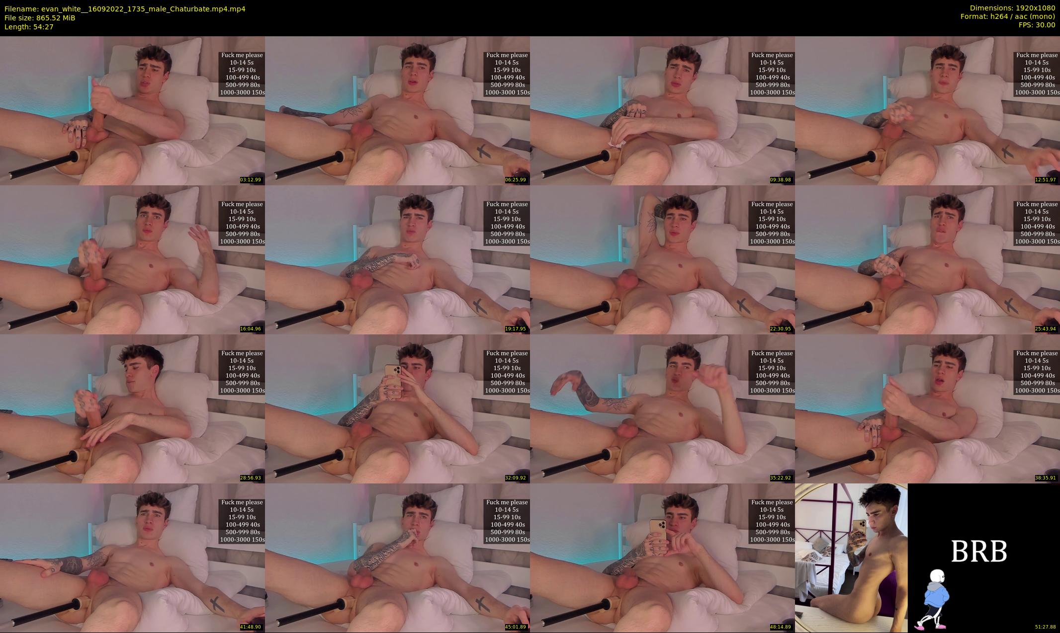 evan_white_ — 55 minute Chaturbate male cam show recording, 1080p, Sep 16, 2022
