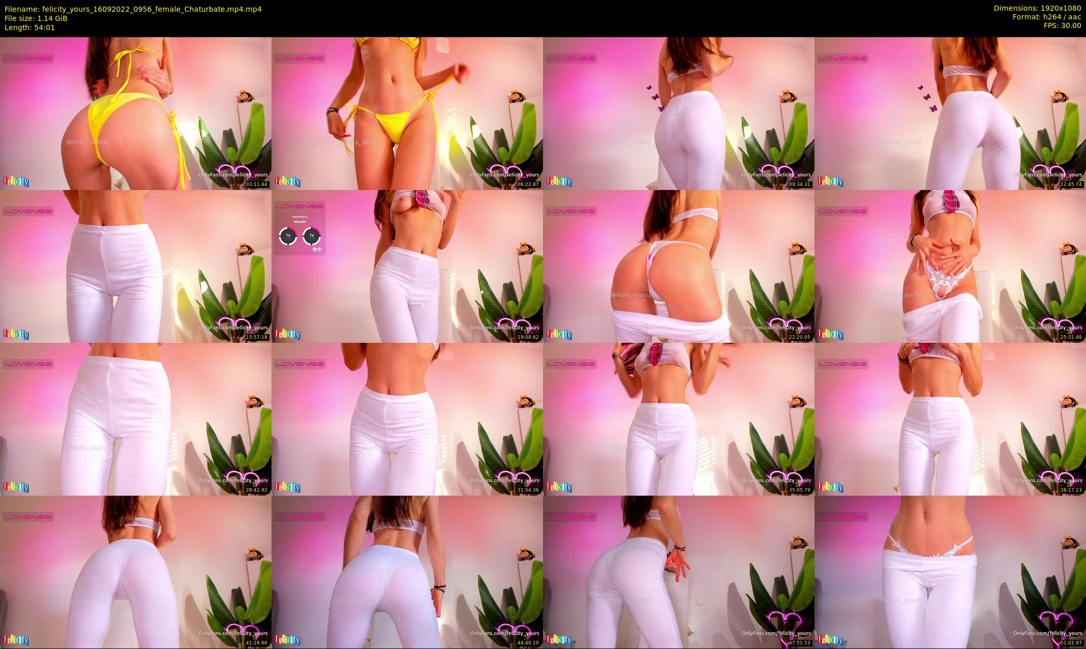 felicity_yours — 55 minute Chaturbate female cam show recording, 1080p, Sep 16, 2022