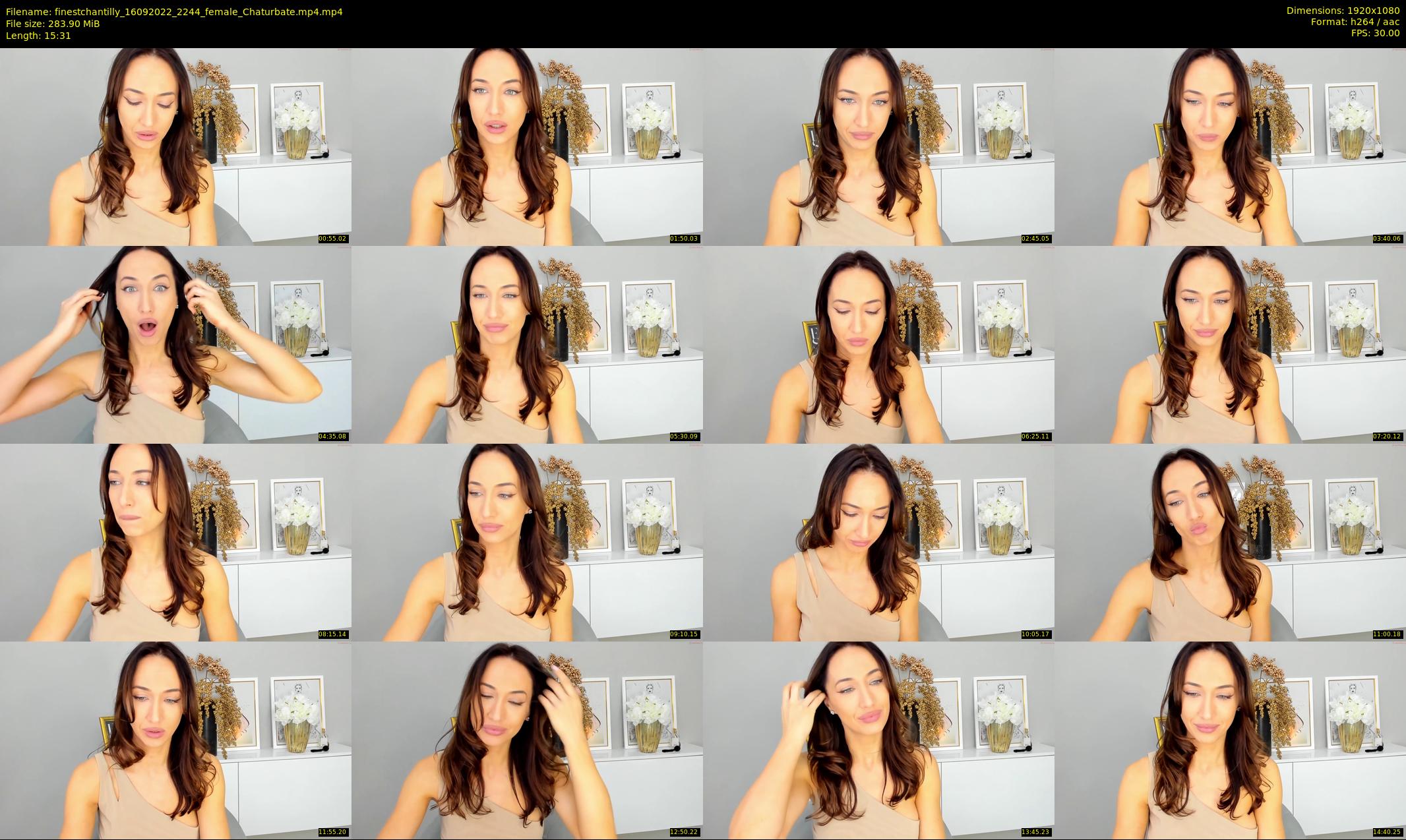 finestchantilly — 16 minute Chaturbate female cam show recording, 1080p, Sep 16, 2022