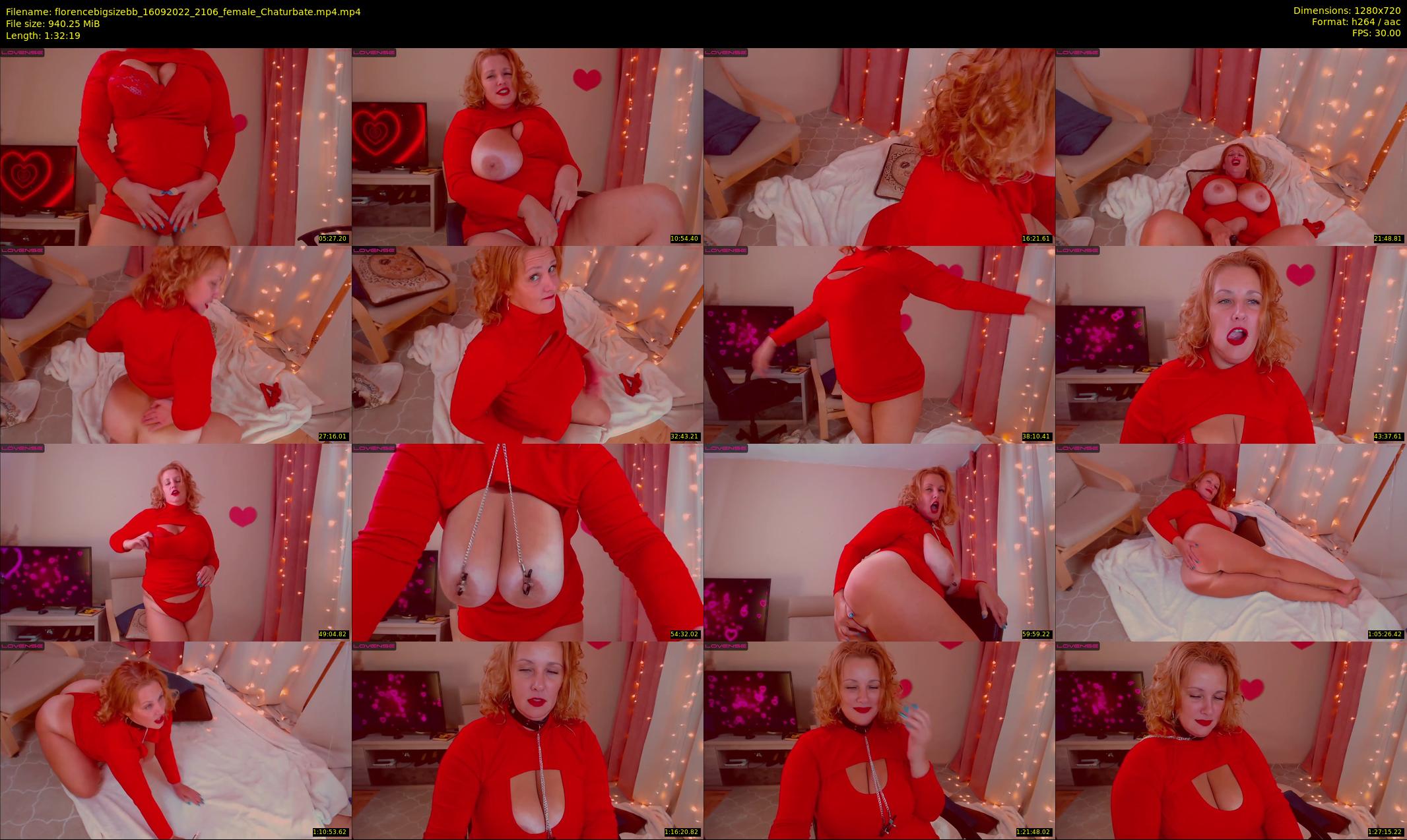 florencebigsizebb — 93 minute Chaturbate female cam show recording, 720p, Sep 16, 2022