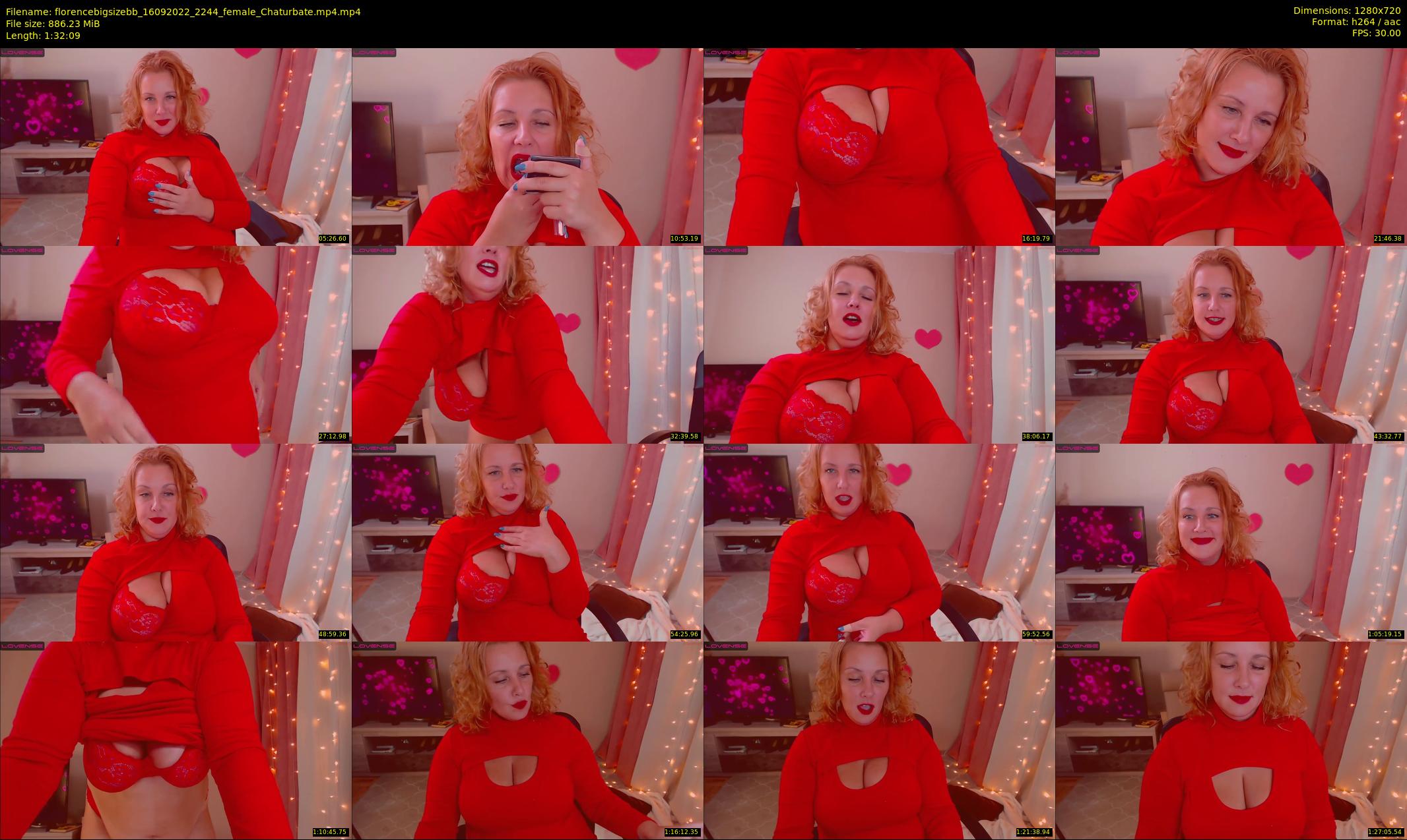 florencebigsizebb — 93 minute Chaturbate female cam show recording, 720p, Sep 16, 2022