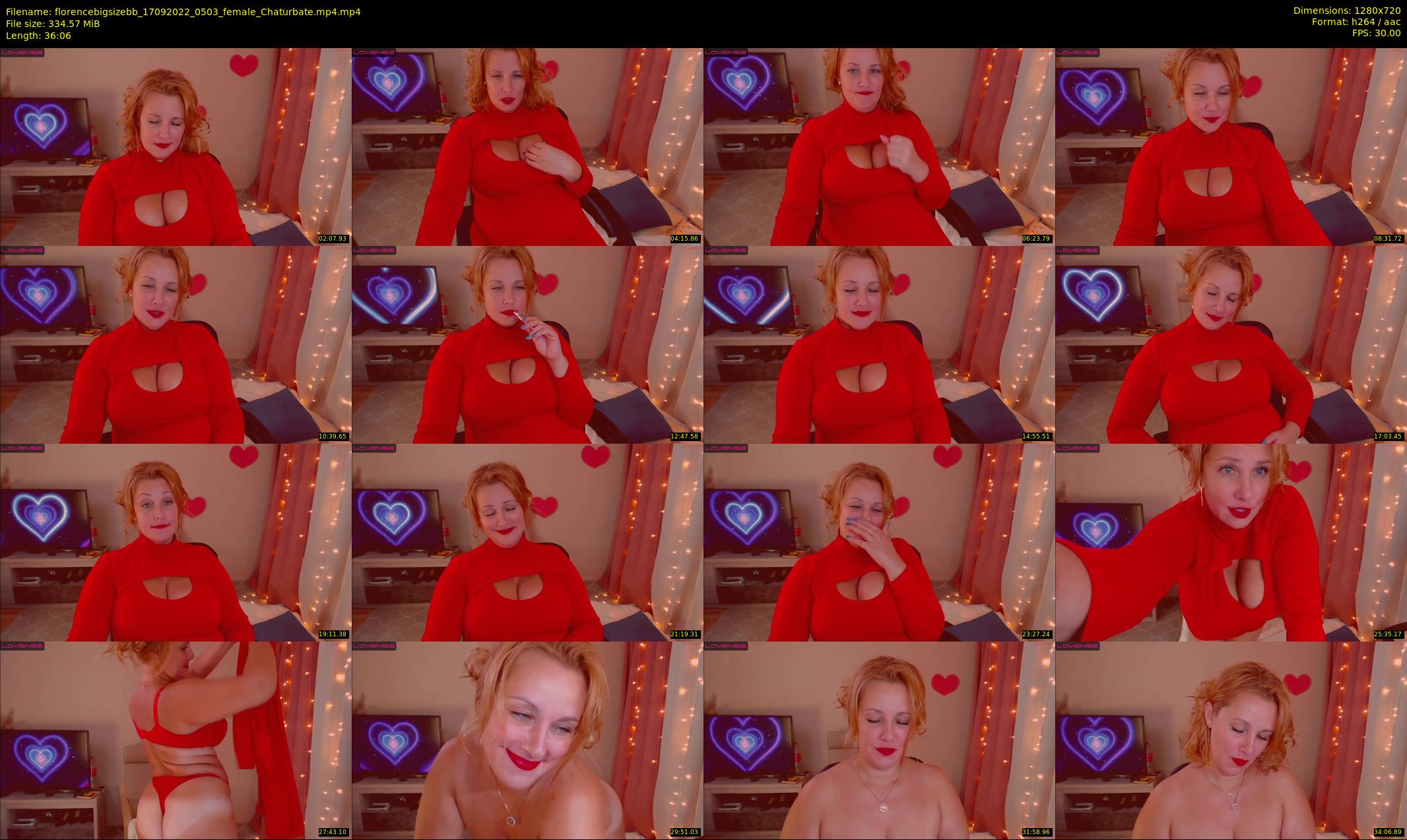 florencebigsizebb — 37 minute Chaturbate female cam show recording, 720p, Sep 17, 2022