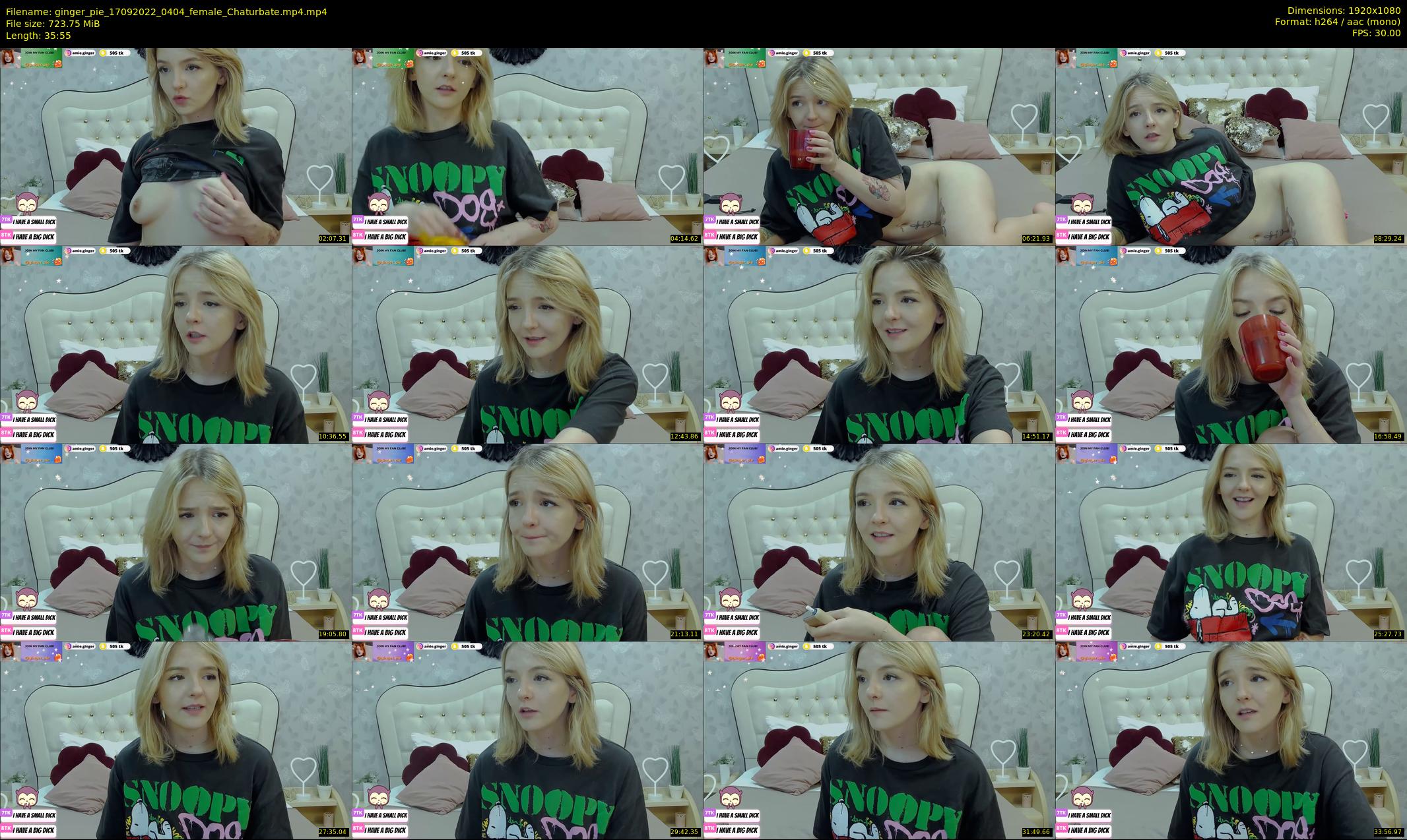 ginger_pie — 36 minute Chaturbate female cam show recording, 1080p, Sep 17, 2022
