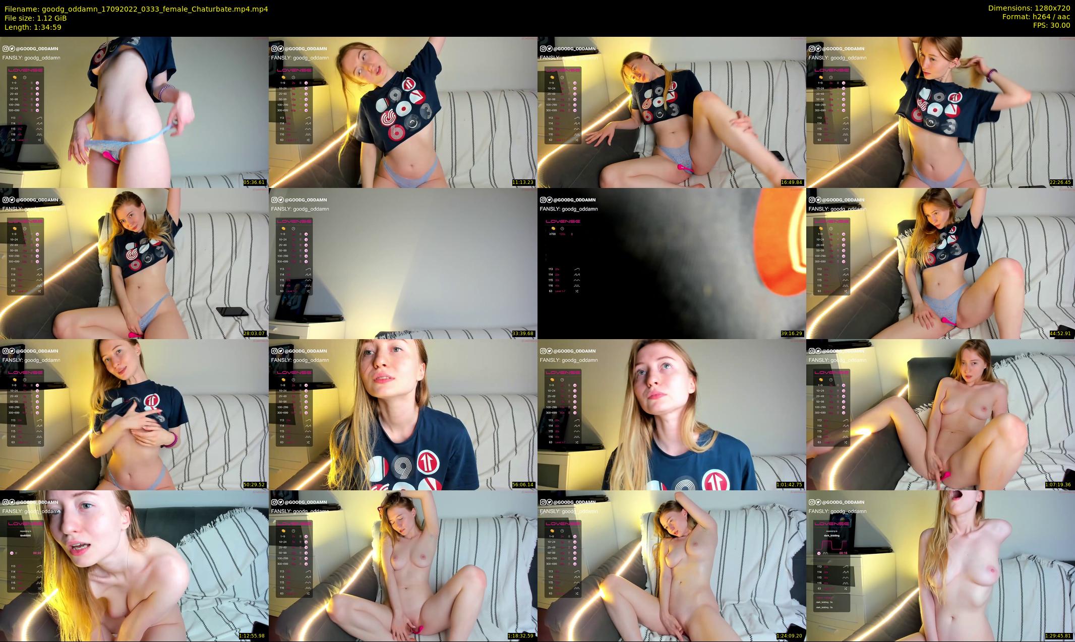 goodg_oddamn — 95 minute Chaturbate female cam show recording, 720p, Sep 17, 2022