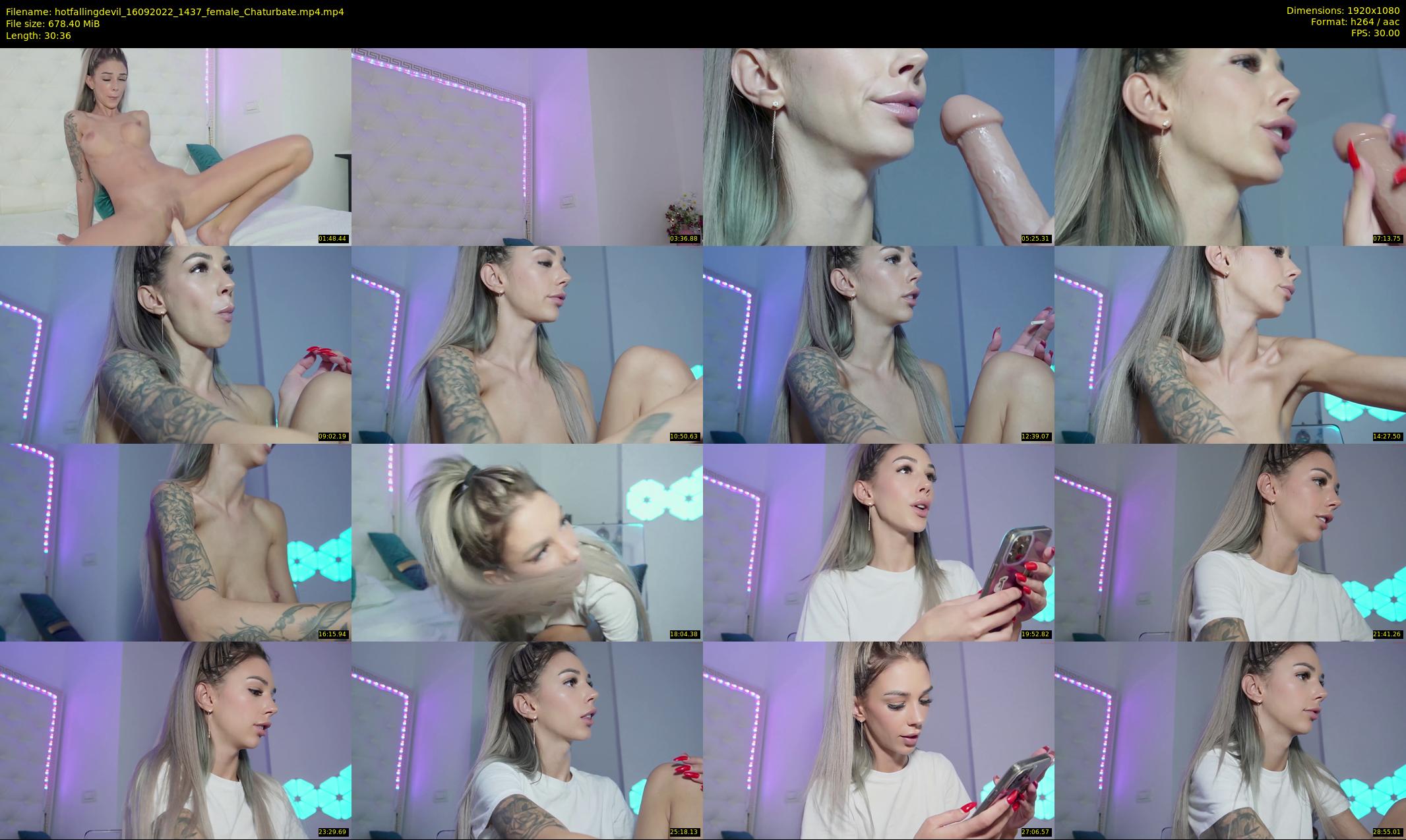 hotfallingdevil — 31 minute Chaturbate female cam show recording, 1080p, Sep 16, 2022