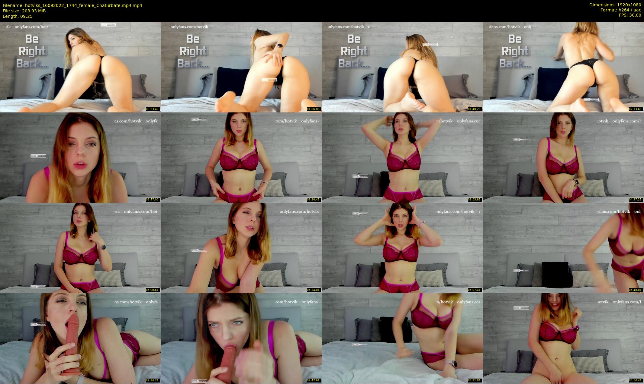 hotviks — 10 minute Chaturbate female cam show recording, 1080p, Sep 16, 2022