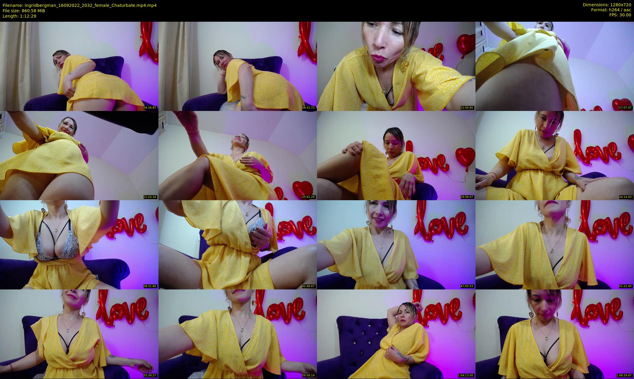 ingridbergman — 73 minute Chaturbate female cam show recording, 720p, Sep 16, 2022