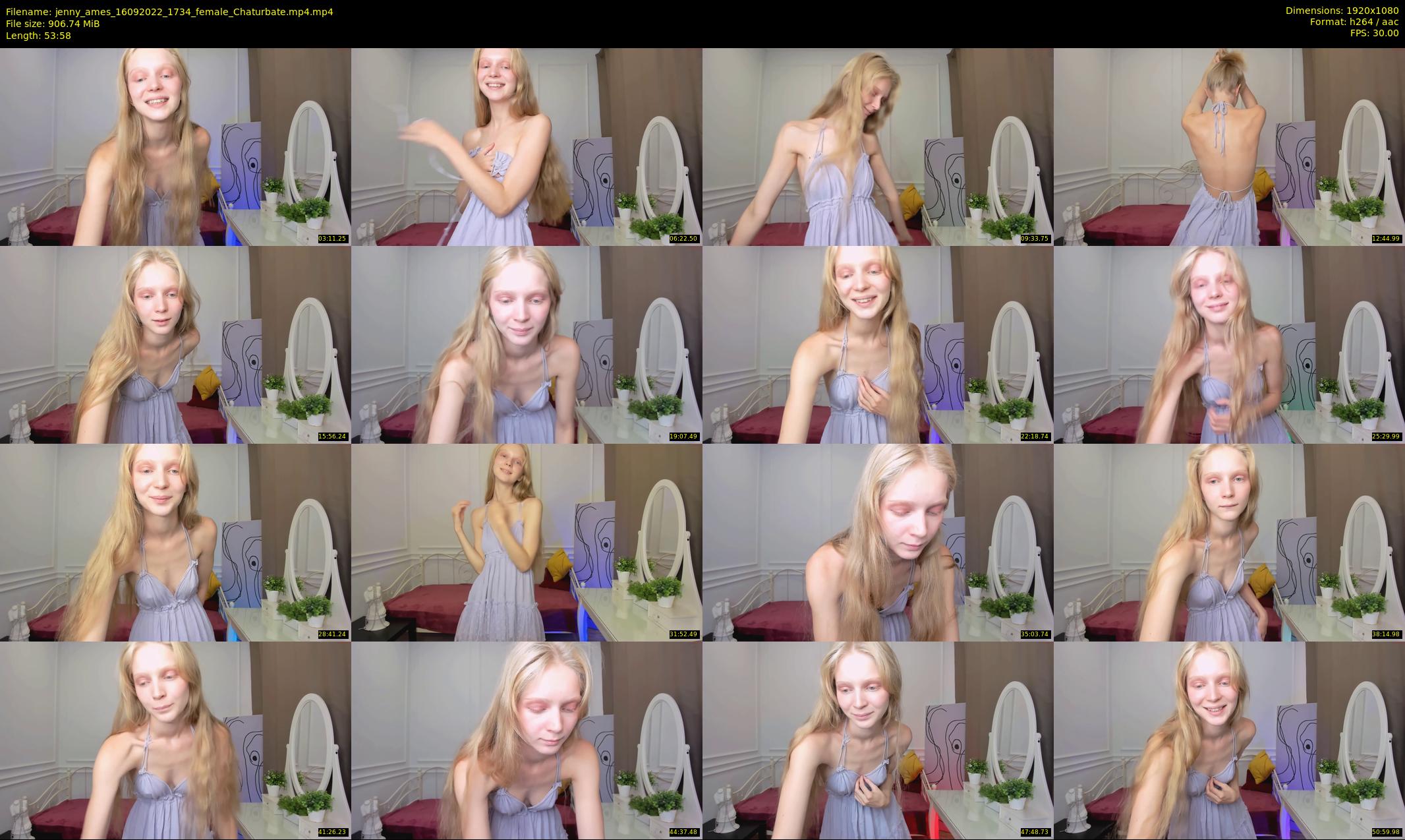 jenny_ames — 54 minute Chaturbate female cam show recording, 1080p, Sep 16, 2022