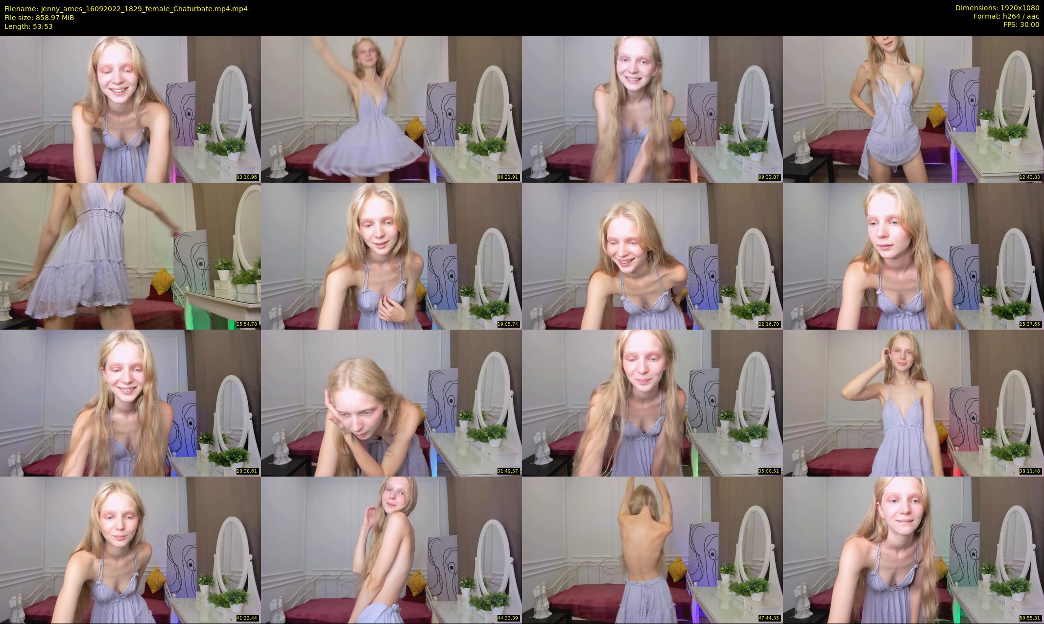 jenny_ames — 54 minute Chaturbate female cam show recording, 1080p, Sep 16, 2022