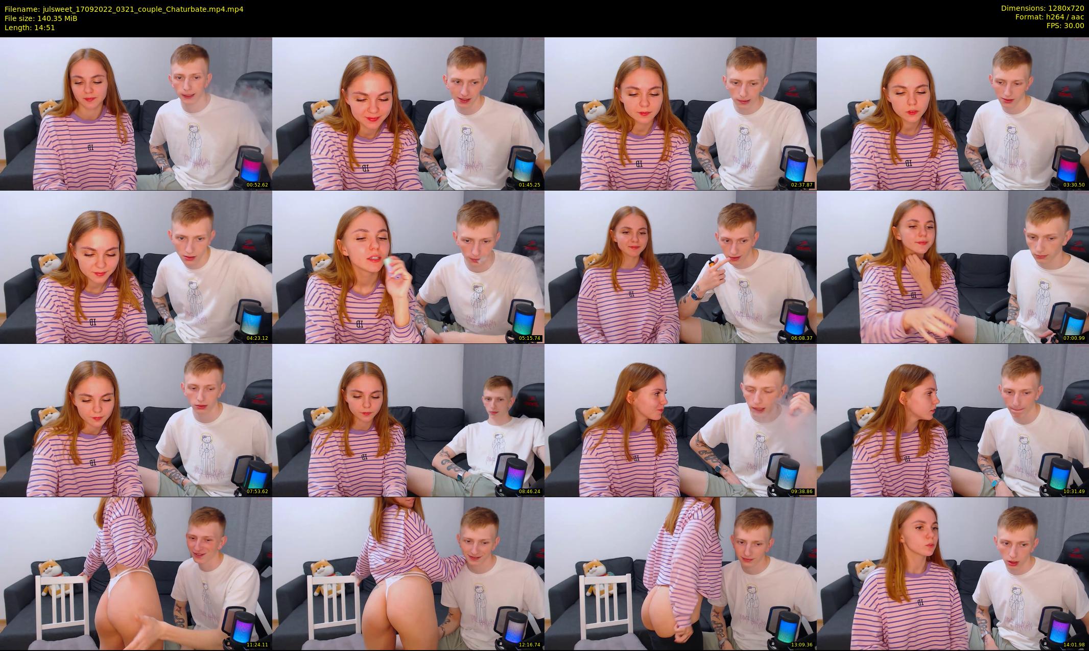 julsweet — 15 minute Chaturbate male cam show recording, 720p, Sep 17, 2022