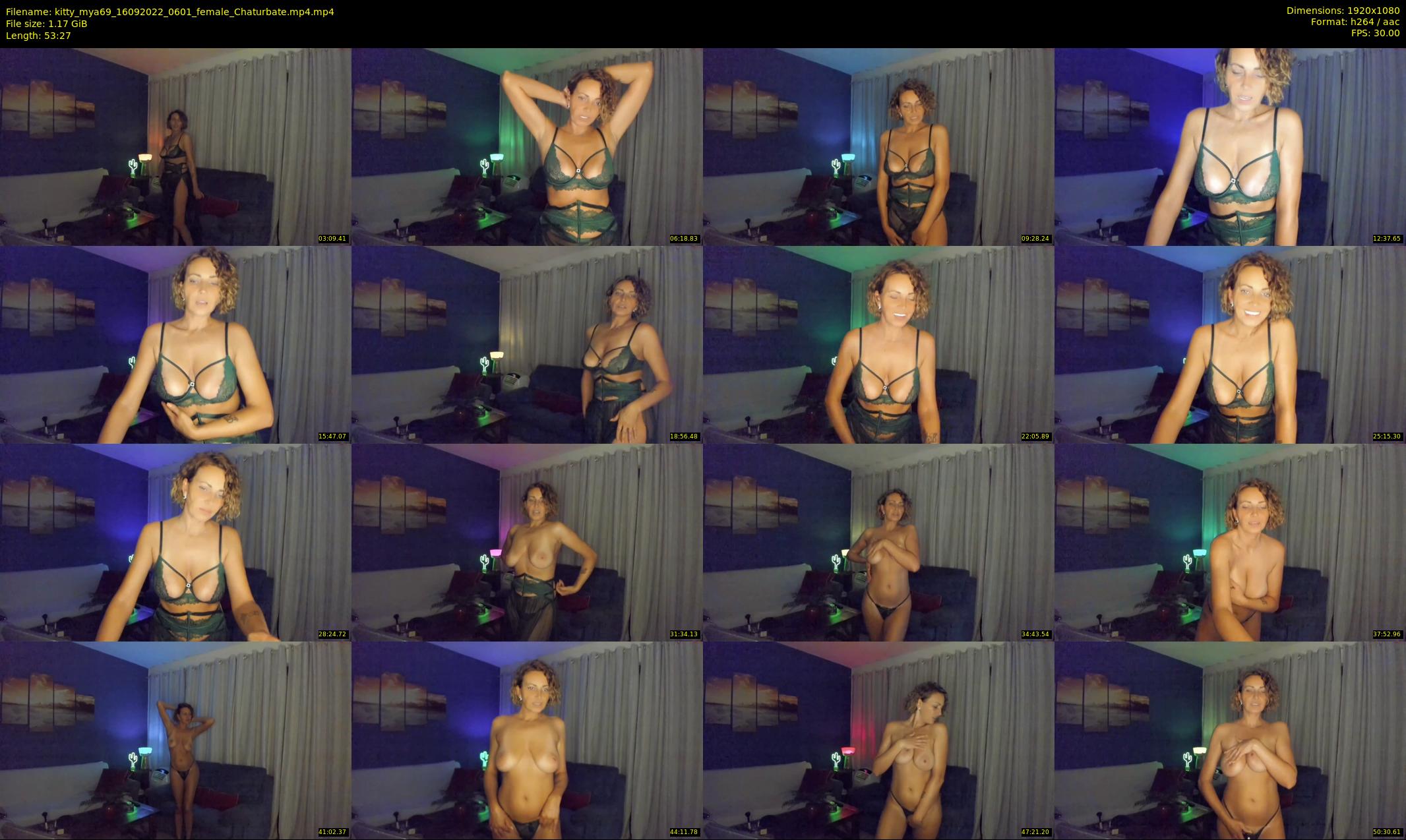 kitty_mya69 — 54 minute Chaturbate female cam show recording, 1080p, Sep 16, 2022