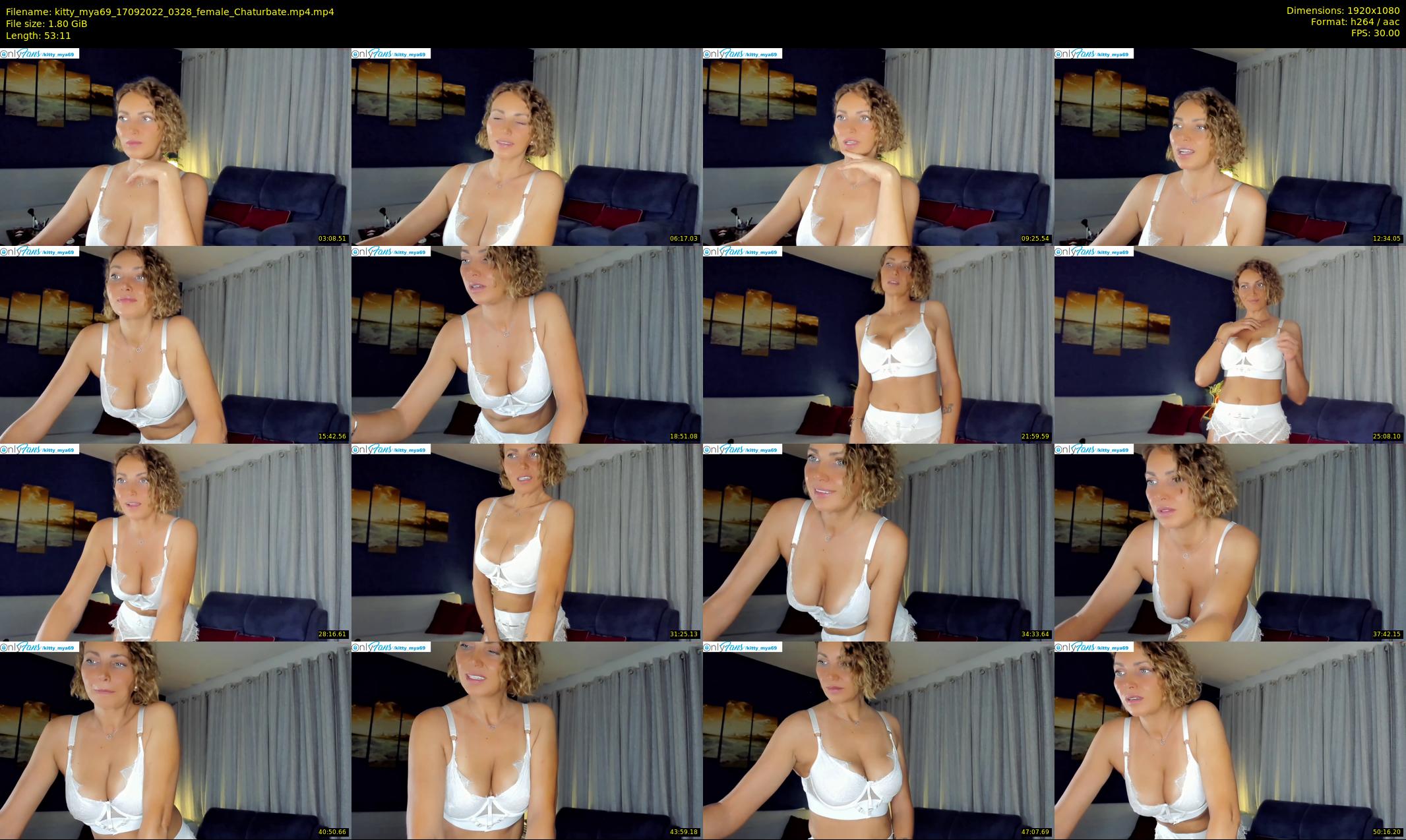 kitty_mya69 — 54 minute Chaturbate female cam show recording, 1080p, Sep 17, 2022