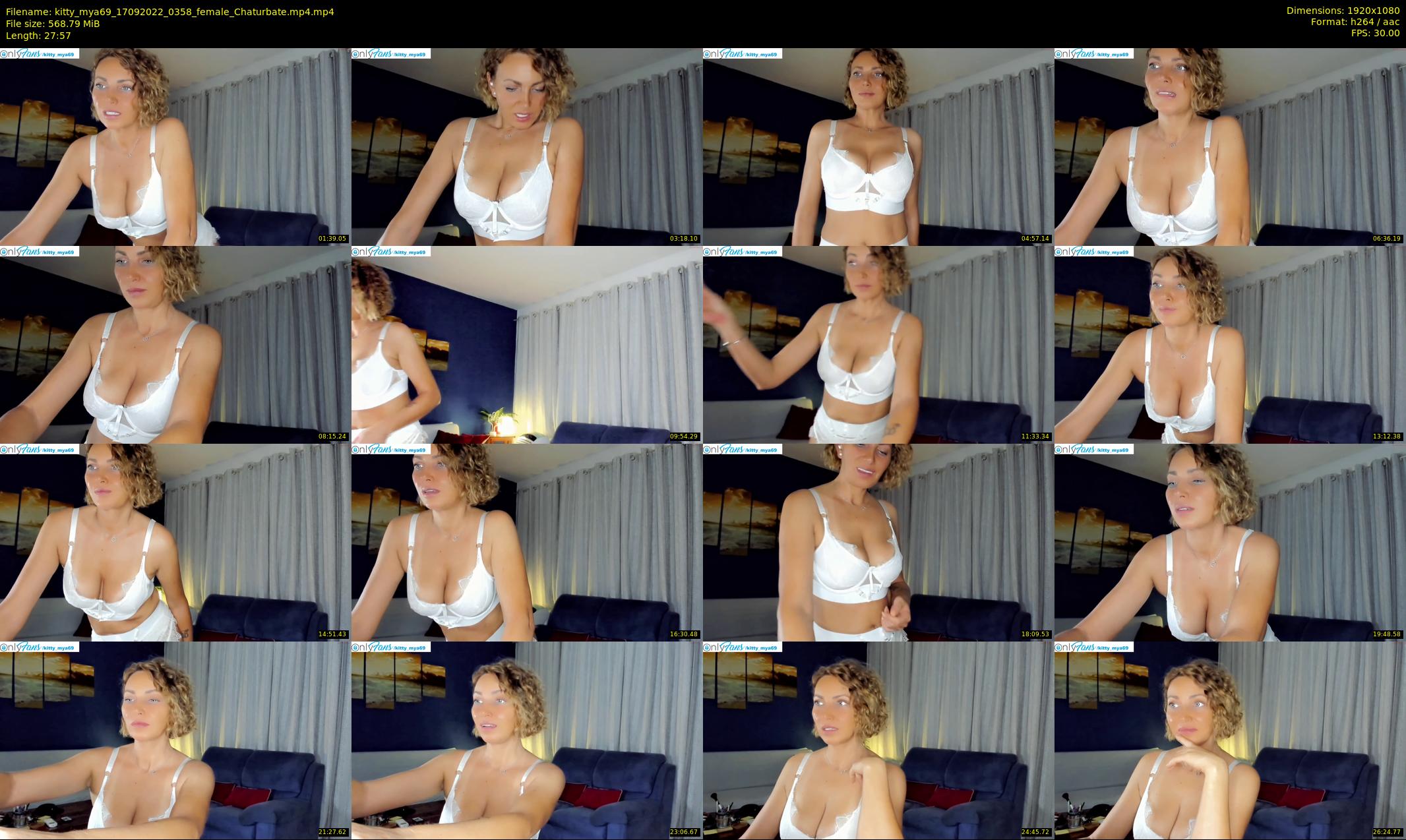 kitty_mya69 — 28 minute Chaturbate female cam show recording, 1080p, Sep 17, 2022
