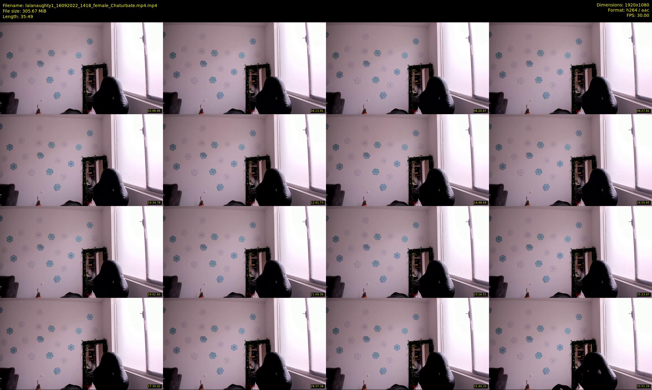 lalanaughty1 — 36 minute Chaturbate female cam show recording, 1080p, Sep 16, 2022