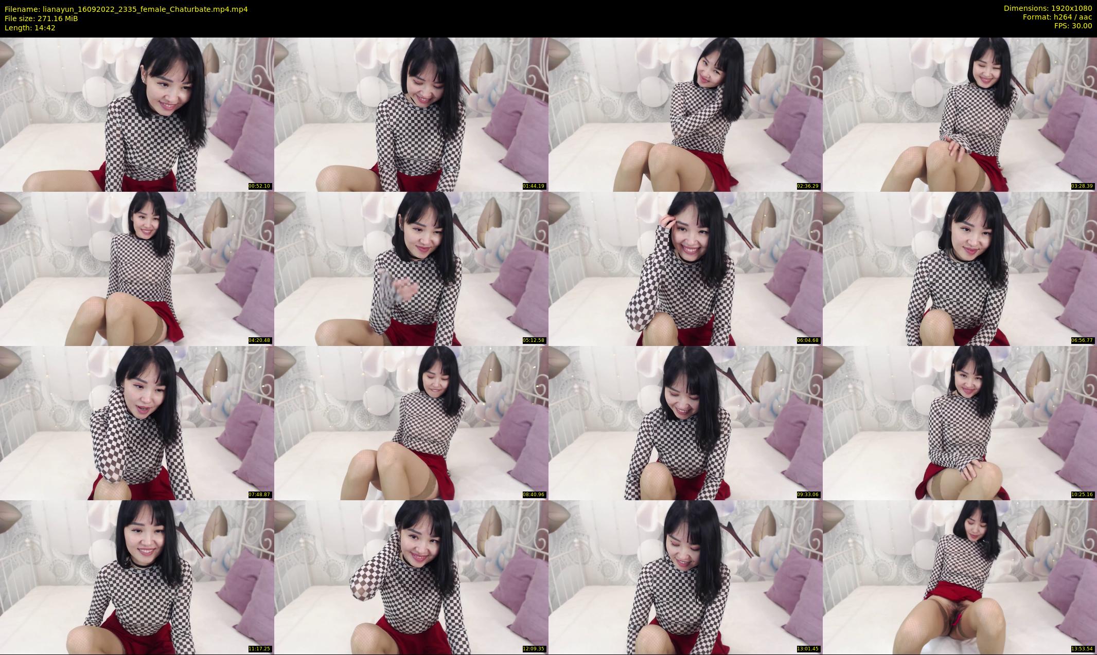 lianayun — 15 minute Chaturbate female cam show recording, 1080p, Sep 16, 2022